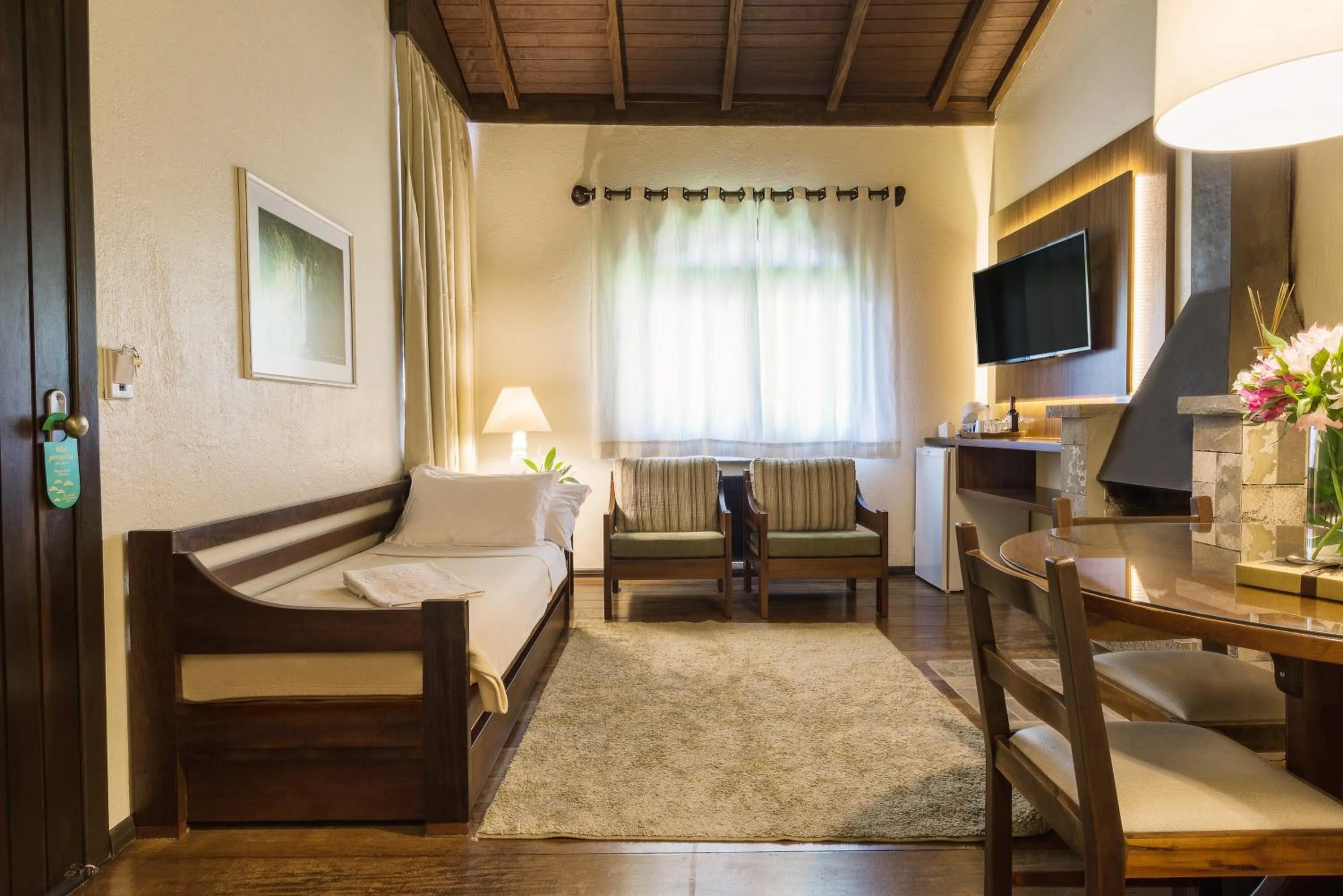 Bed in Vila Suzana Parque Hotel