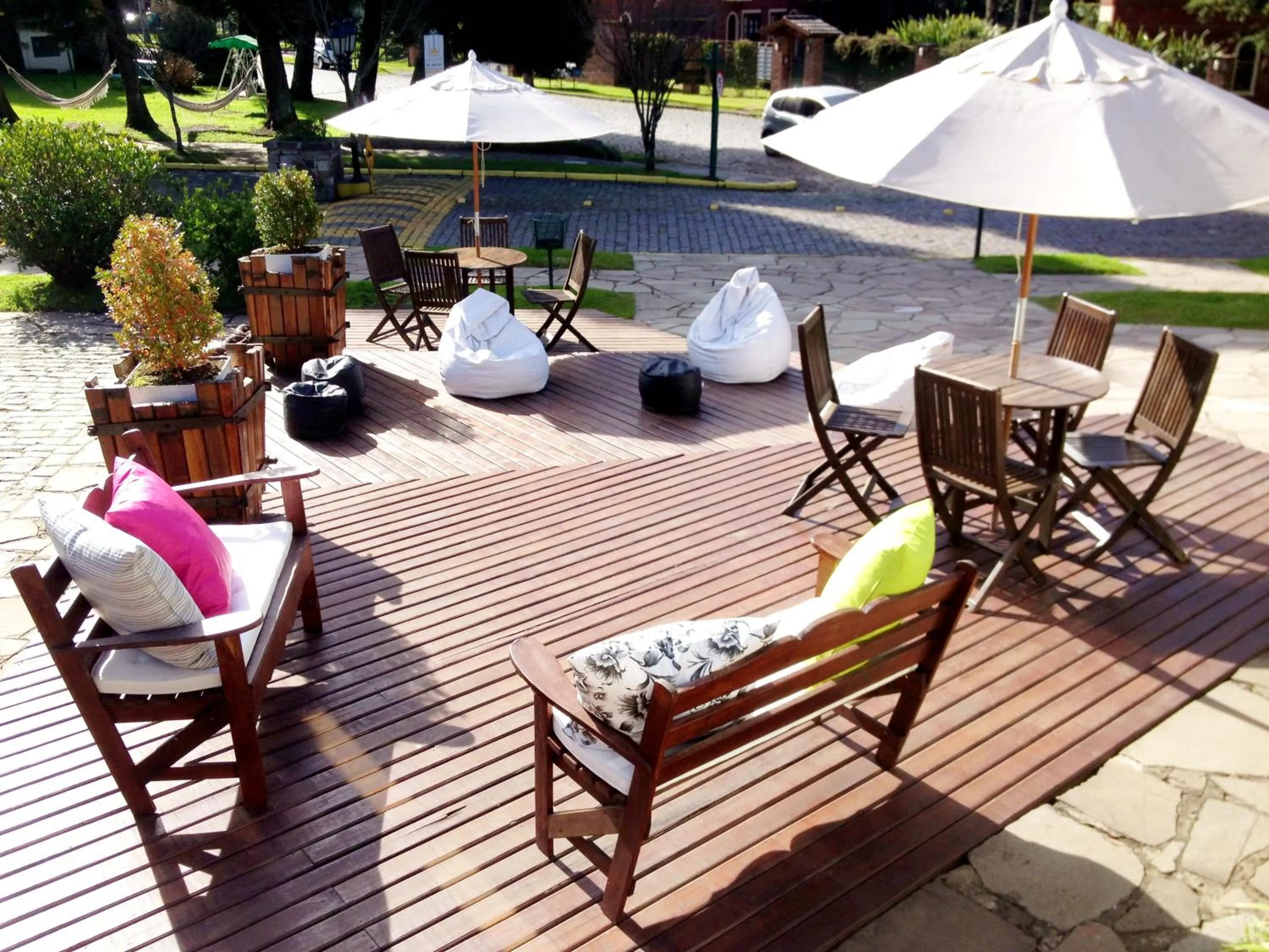 Patio in Vila Suzana Parque Hotel