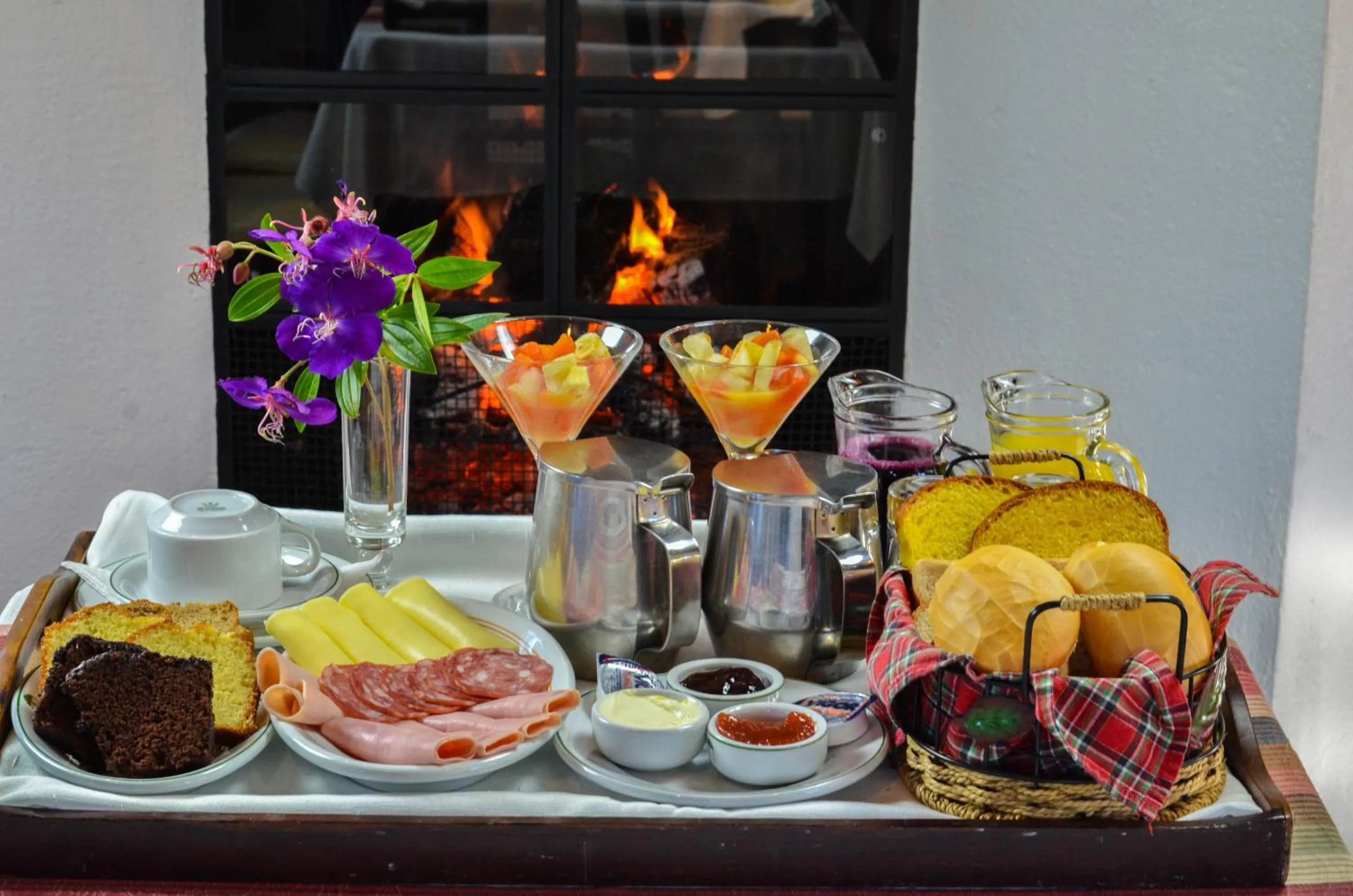 Food close-up in Vila Suzana Parque Hotel