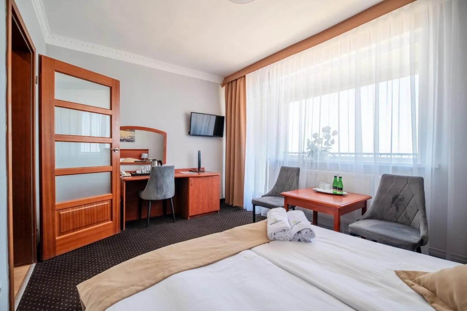 Deluxe Double Room with Balcony - single occupancy in Hotel Wodnik Twój Hotel z widokiem na morze