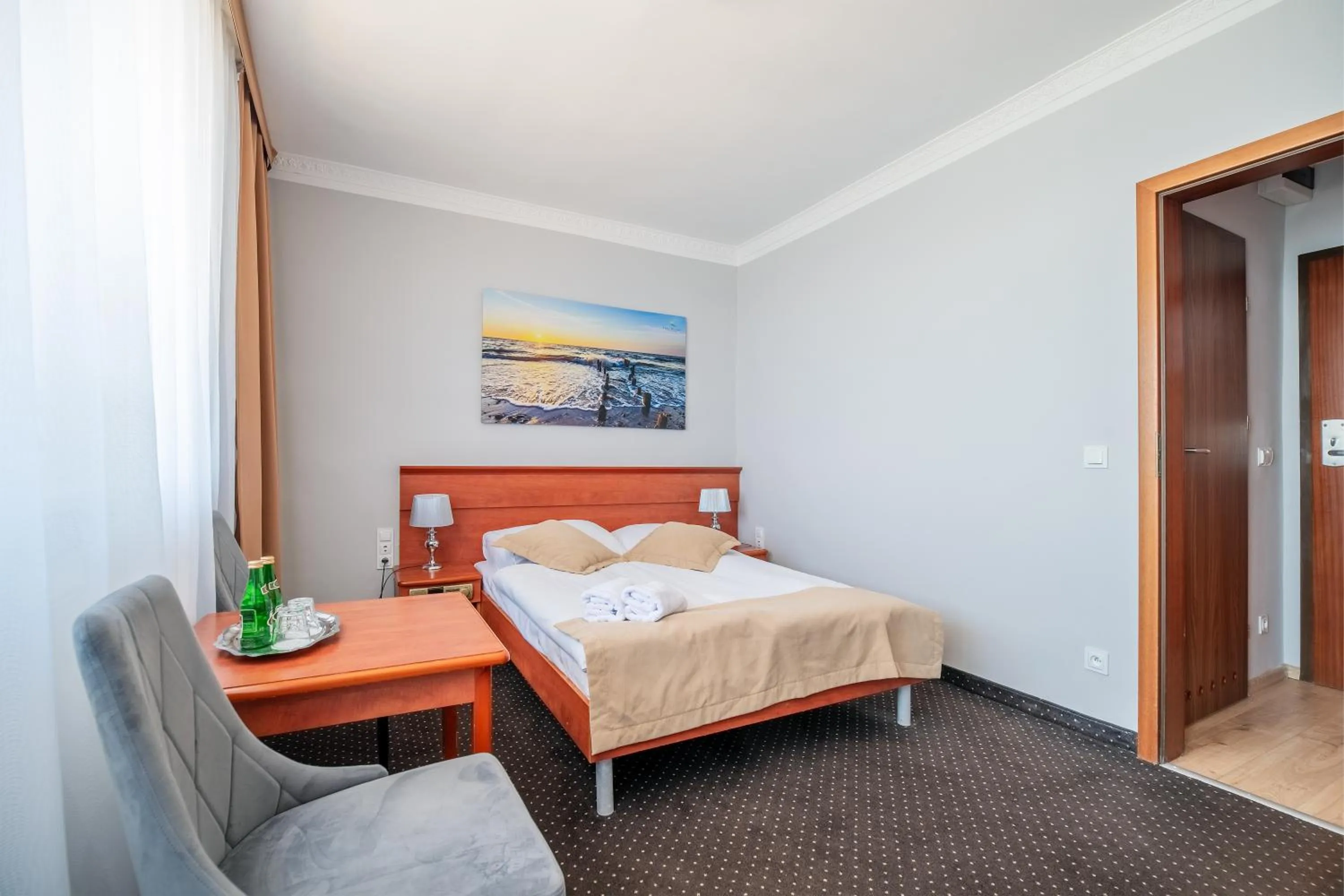 Double Room with Sea View - single occupancy in Hotel Wodnik Twój Hotel z widokiem na morze