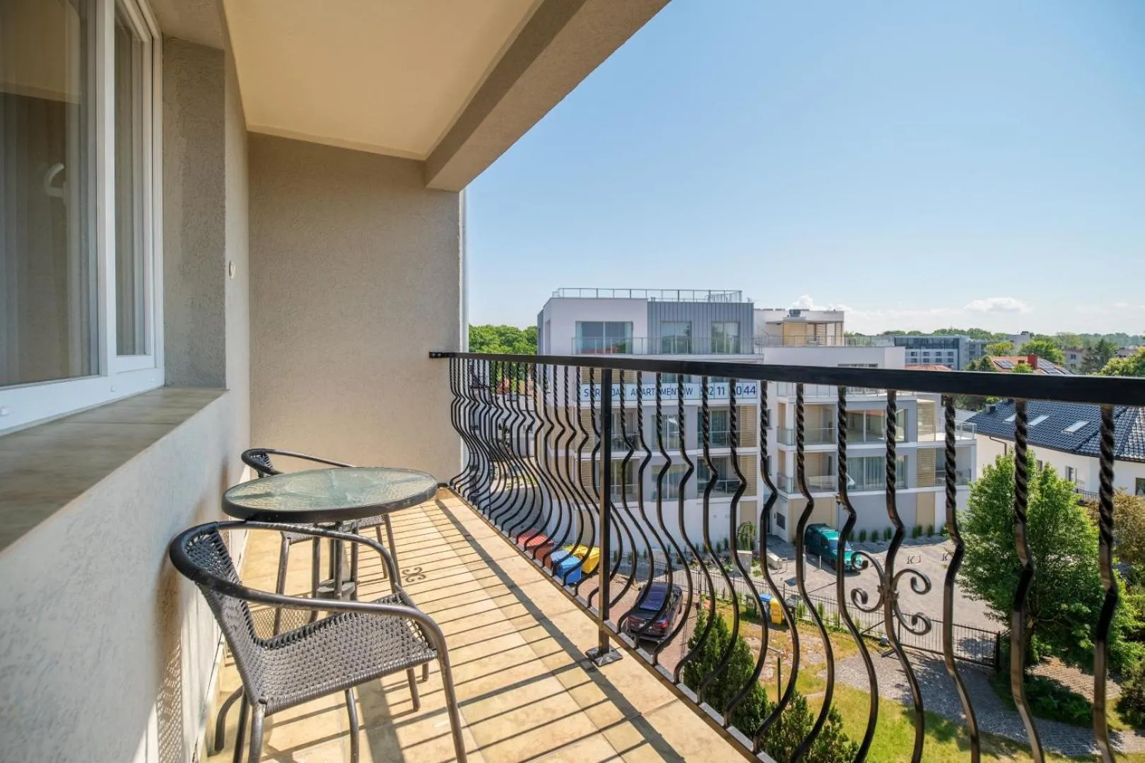 View (from property/room) in Hotel Wodnik Twój Hotel z widokiem na morze