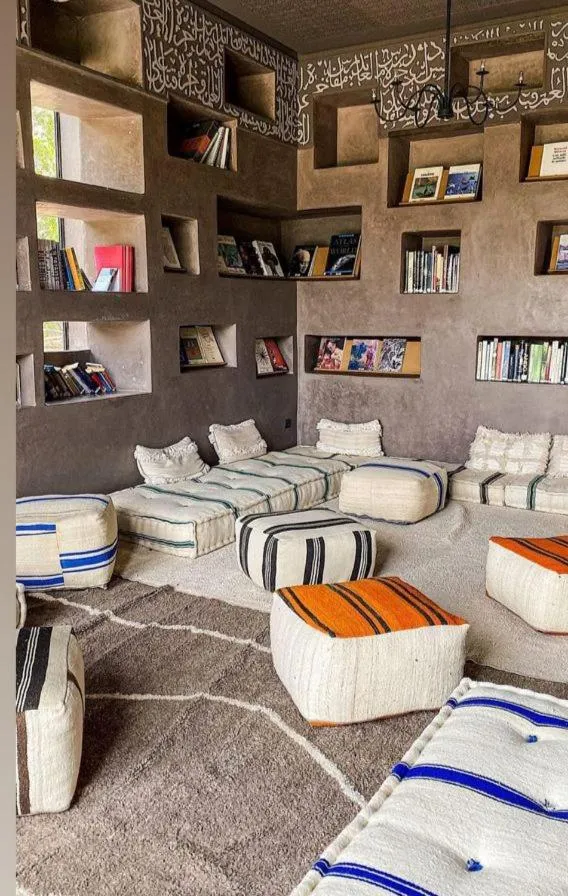 Library in Fellah Hotel