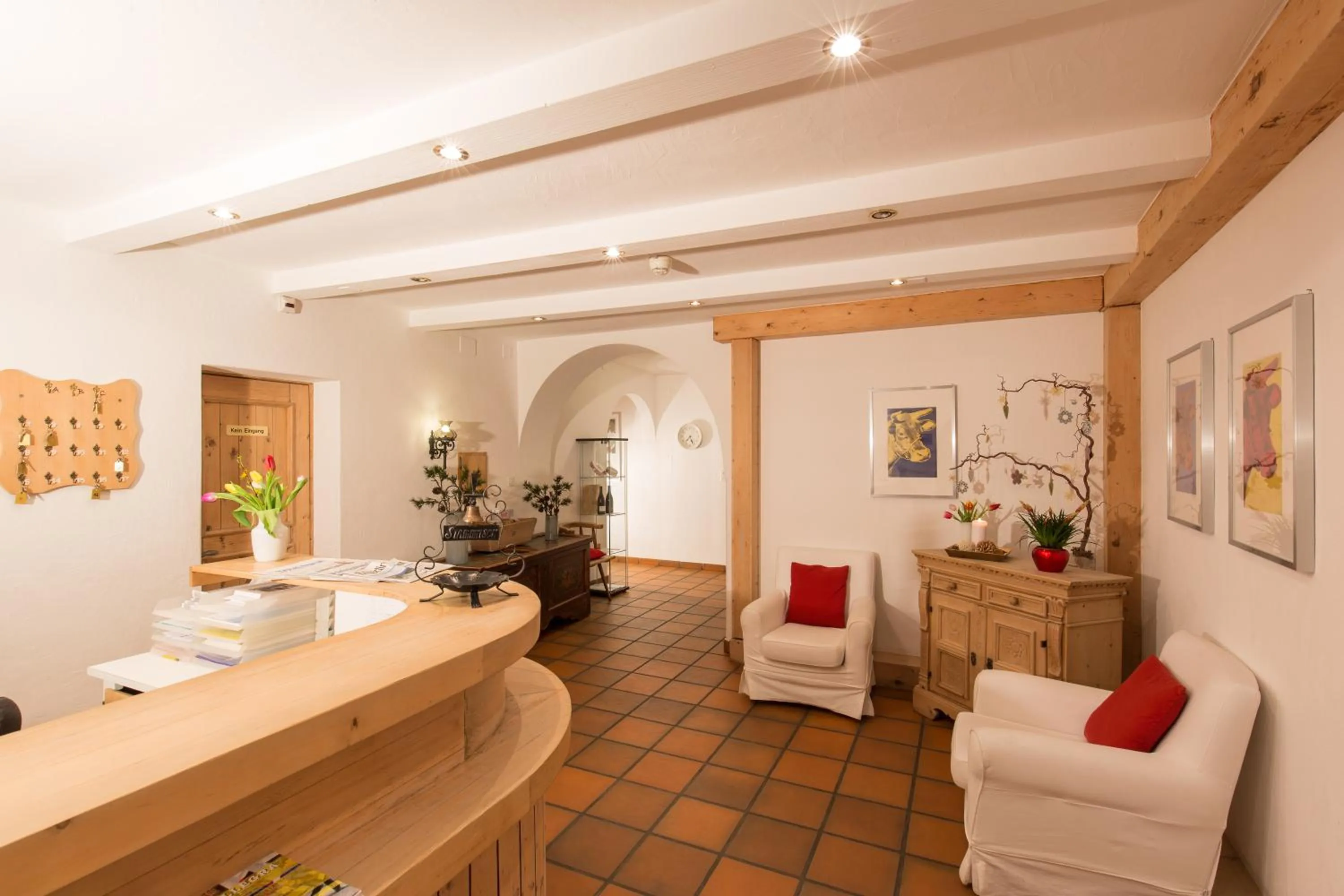 Lobby or reception in Hotel Restaurant GABRIEL