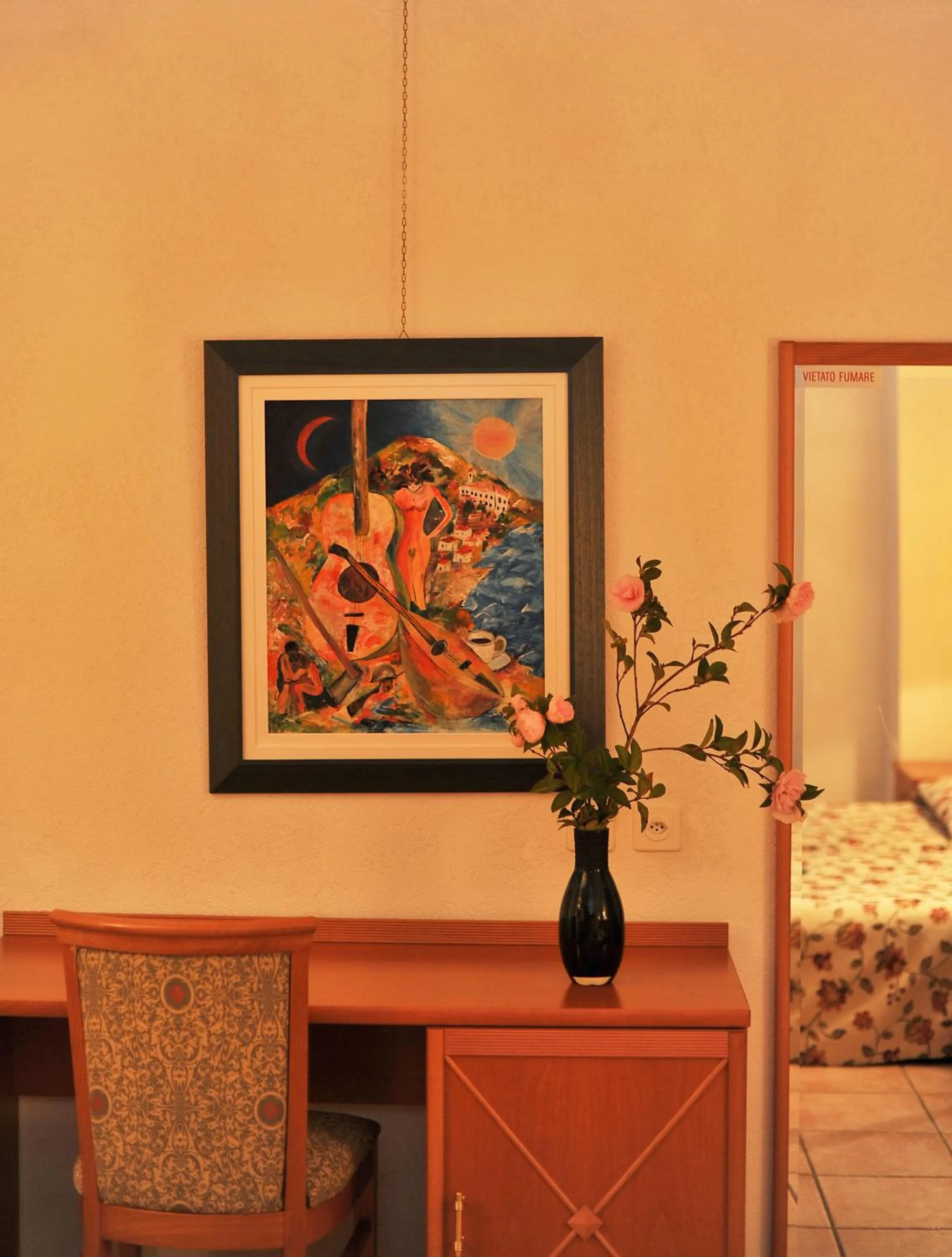 Decorative detail in Hotel Ristorante Grotto Serta