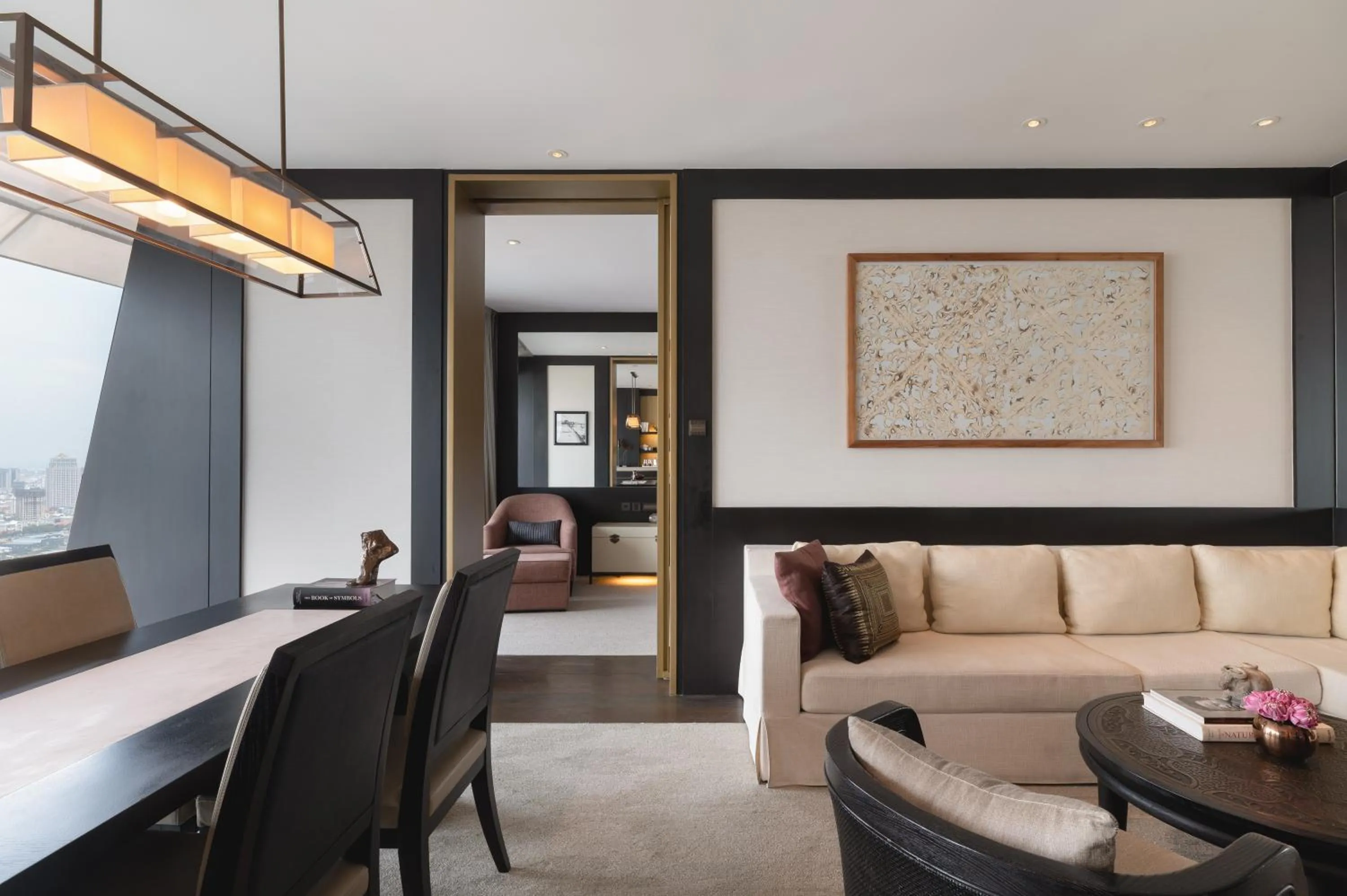 Living room in Rosewood Phnom Penh