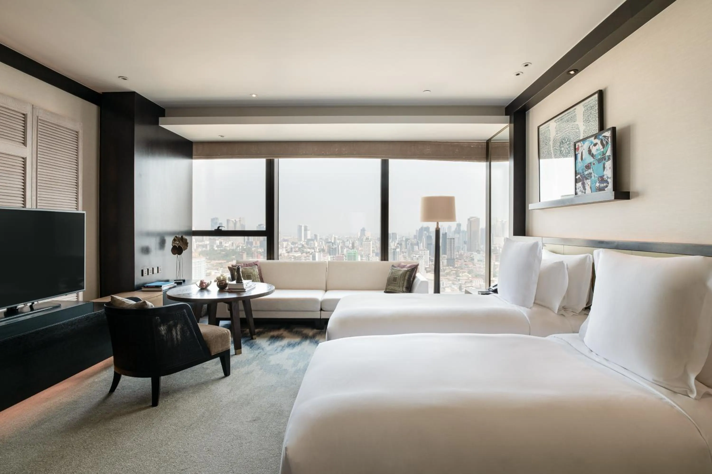 Bedroom, Bed in Rosewood Phnom Penh