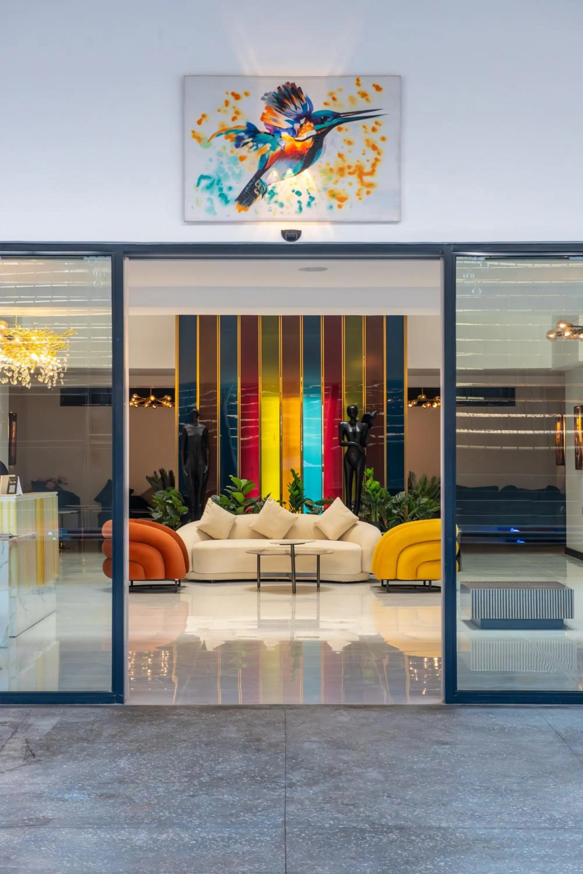 Lobby or reception in Kingfisher Nest Hotel Suites- Westlands, Near Sarit Center