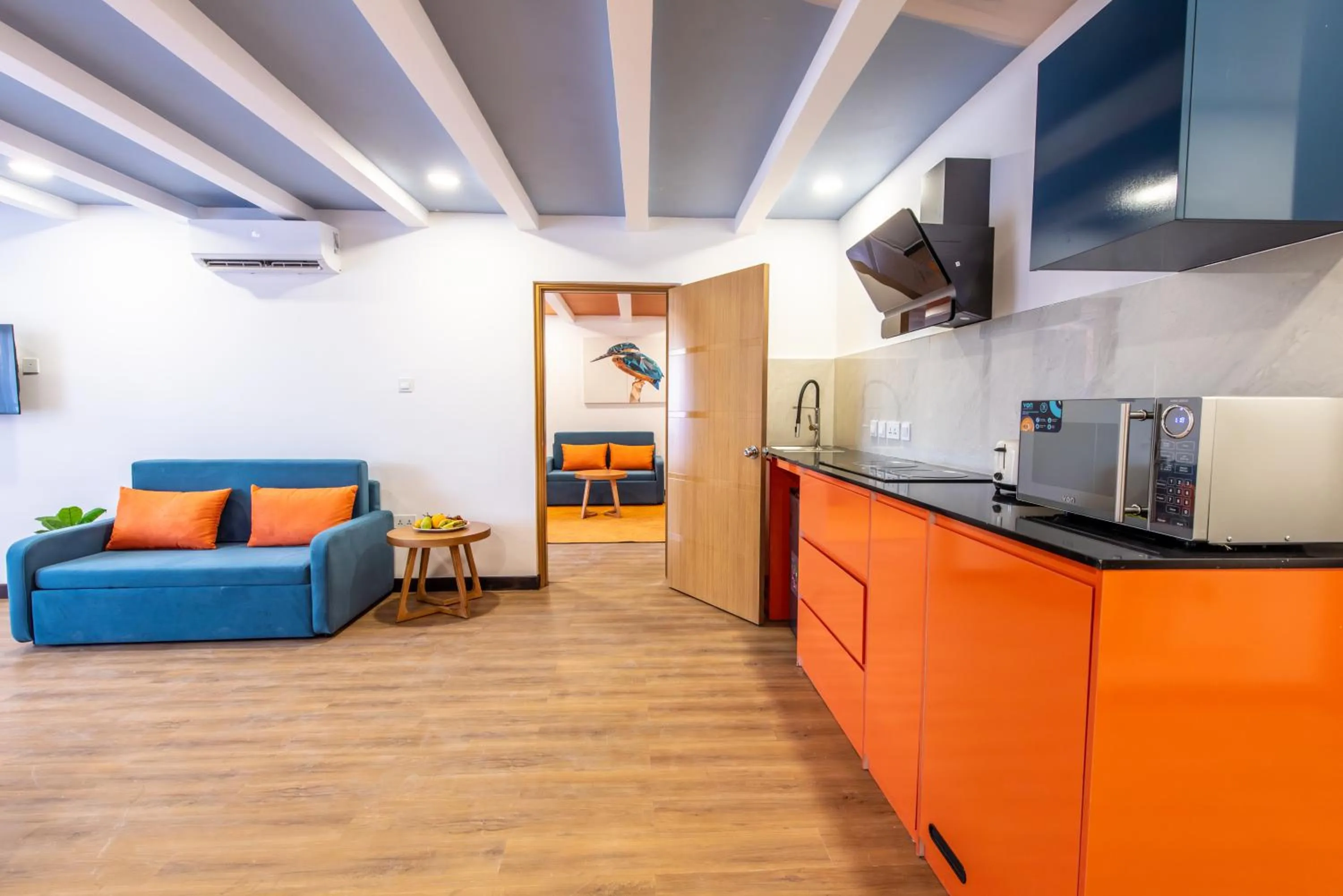 Kitchen or kitchenette in Kingfisher Nest Hotel Suites- Westlands, Near Sarit Center