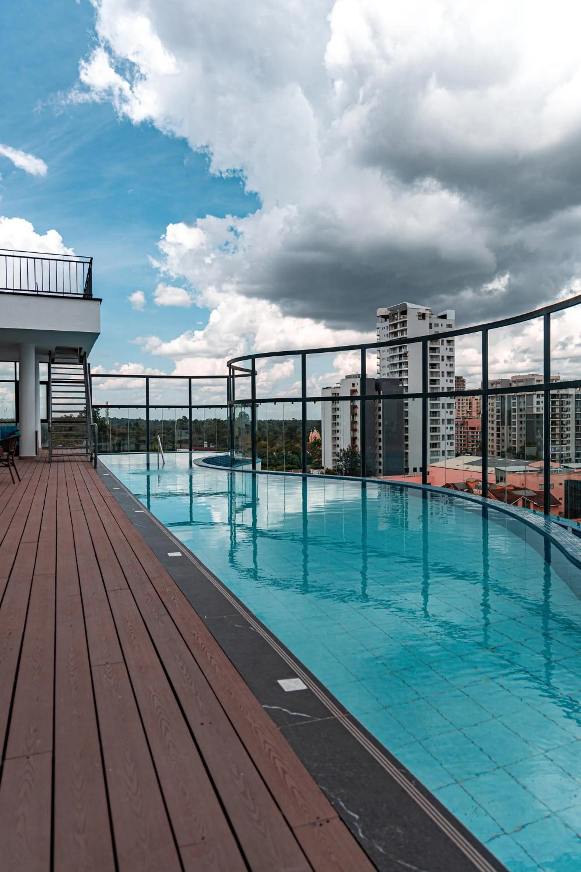 Swimming pool in Kingfisher Nest Hotel Suites- Westlands, Near Sarit Center