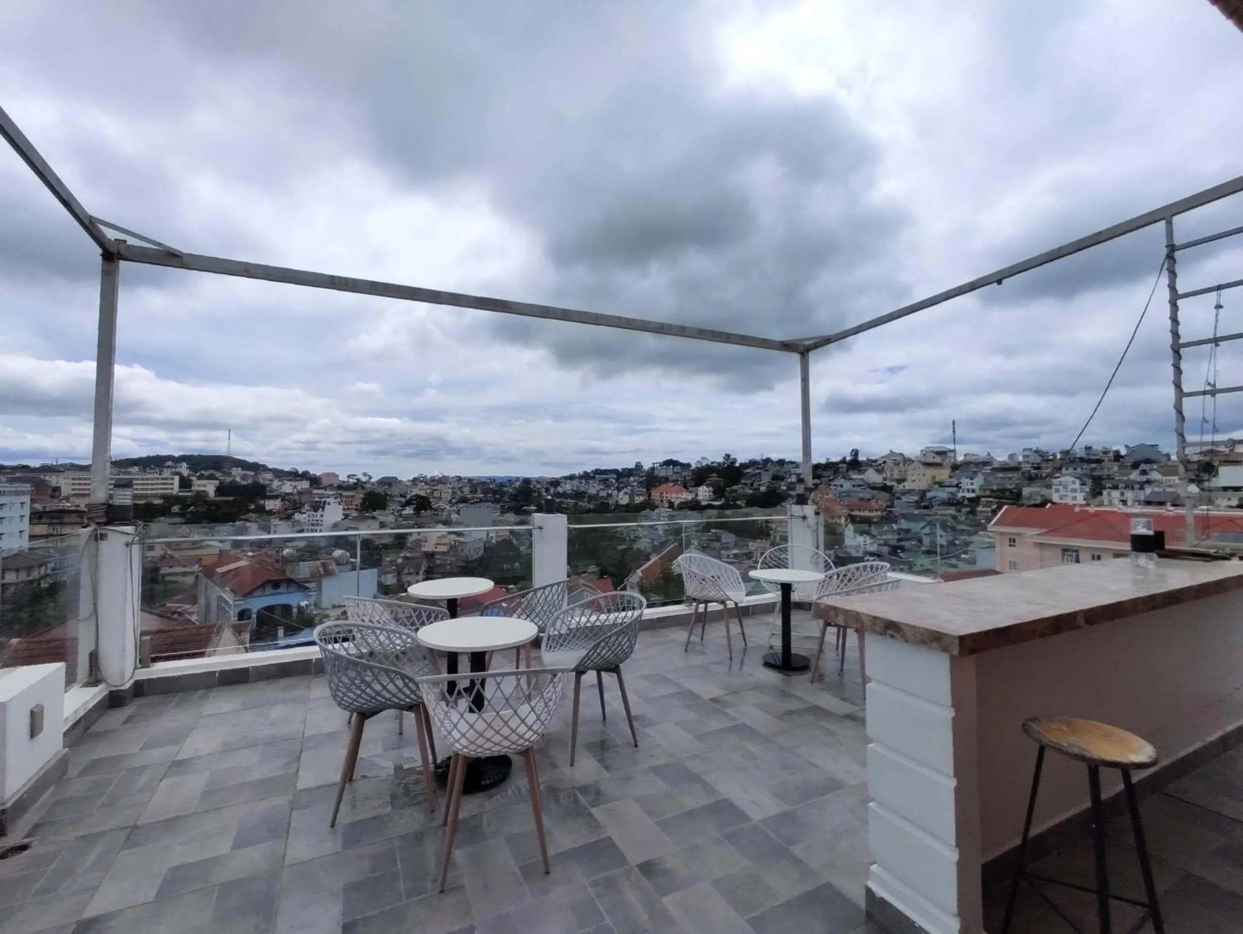 Patio in Dalat Memory Inn