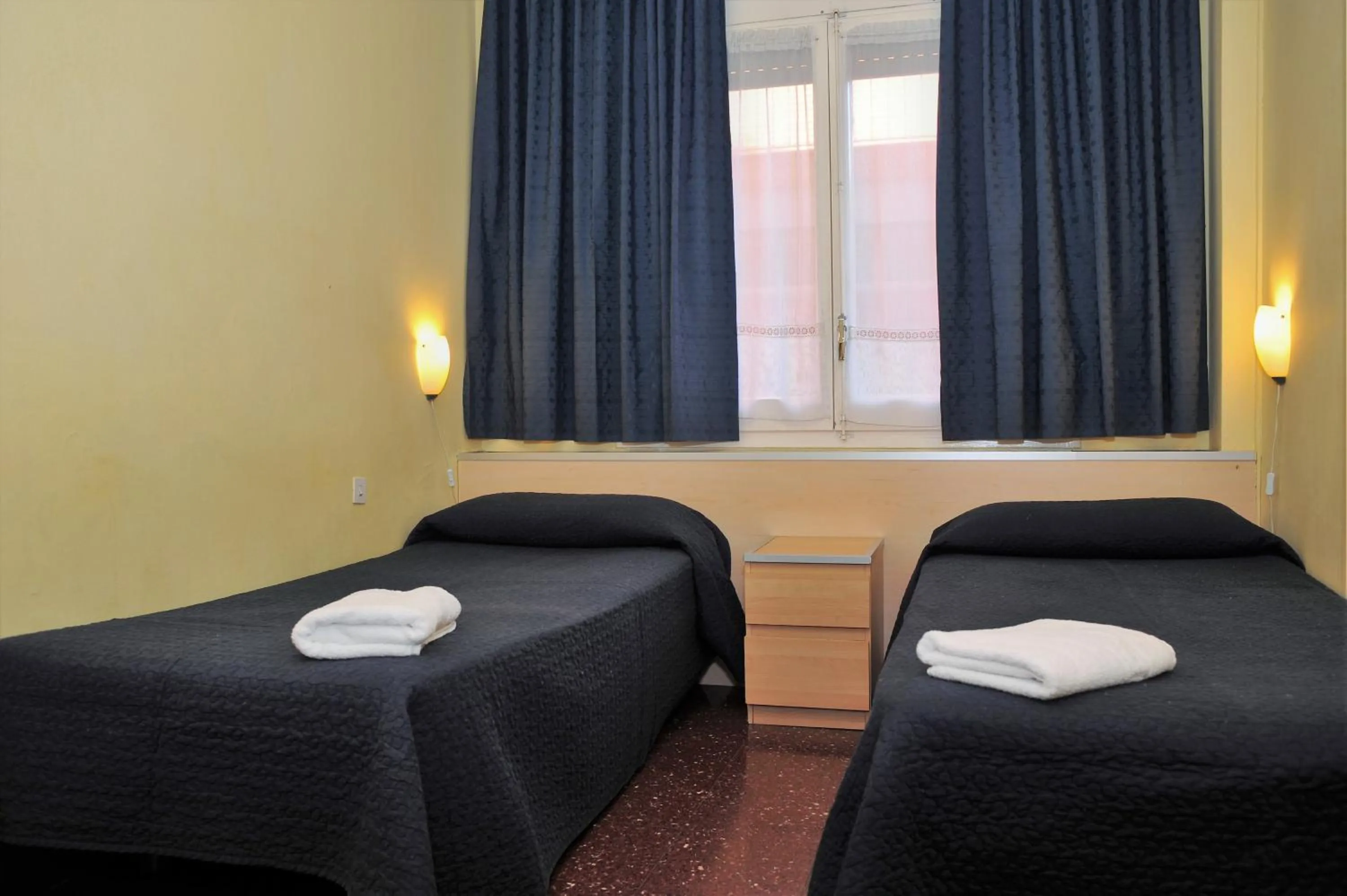 Decorative detail, Bed in Hostal Bejar