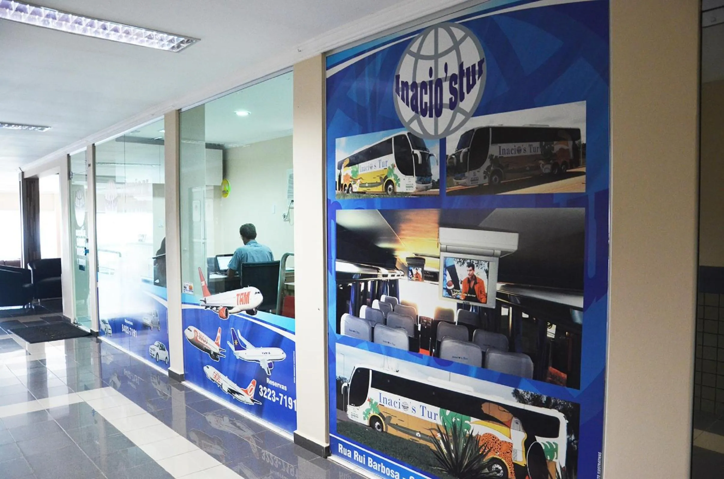 Decorative detail in Inácio Palace Hotel