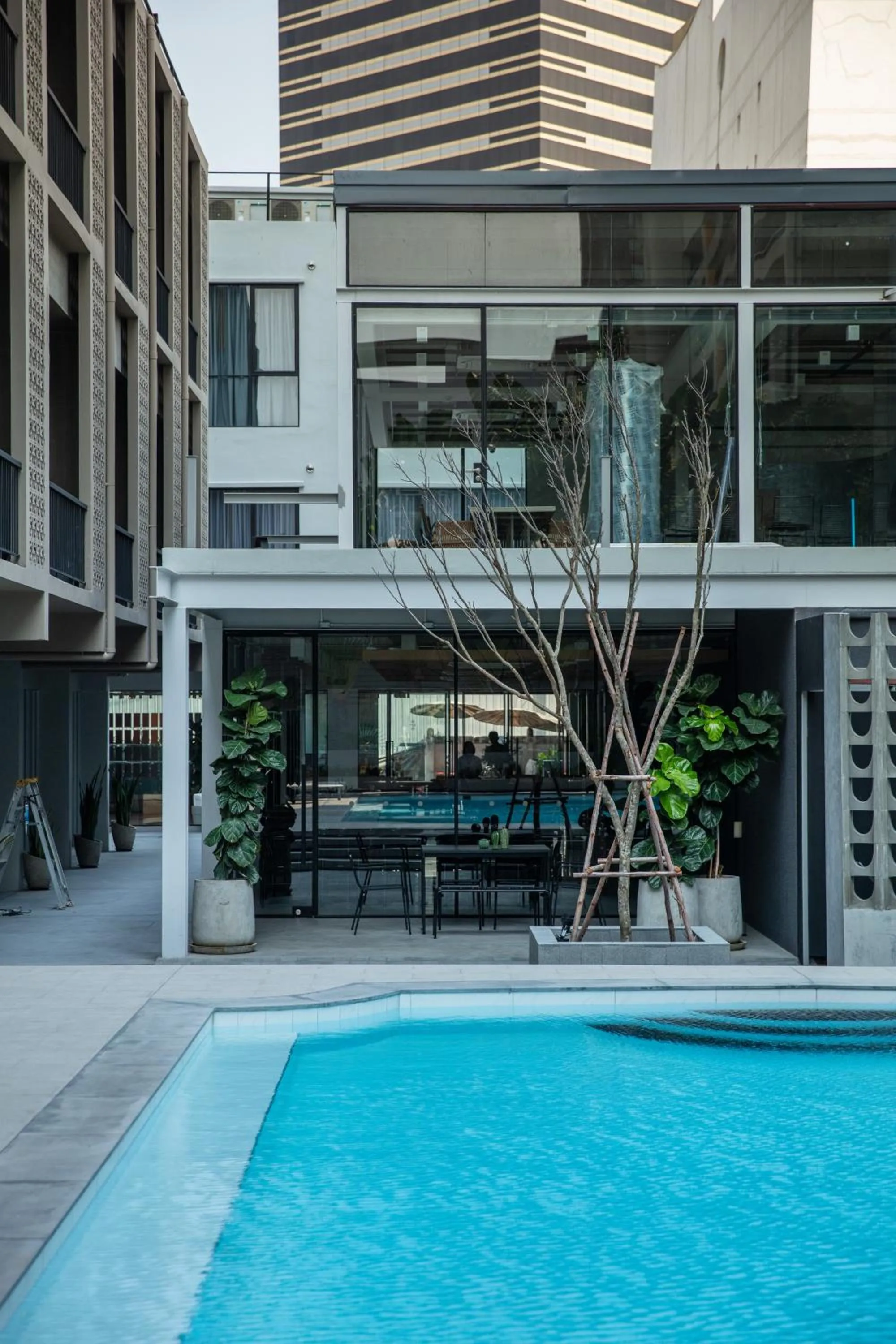 Swimming pool in Reno hotel