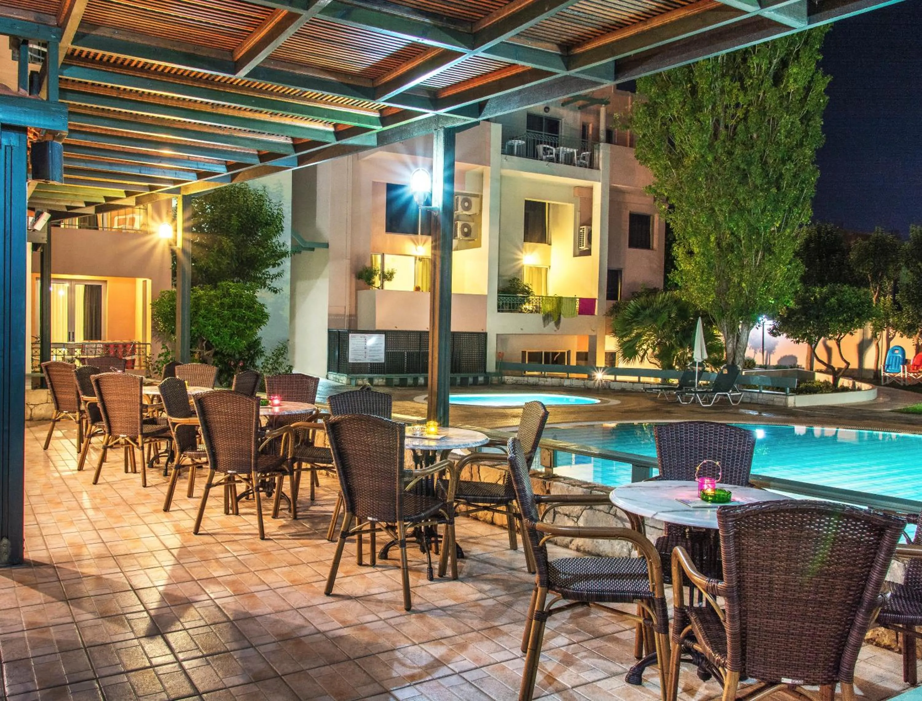 Patio in Lotus Hotel Apartments