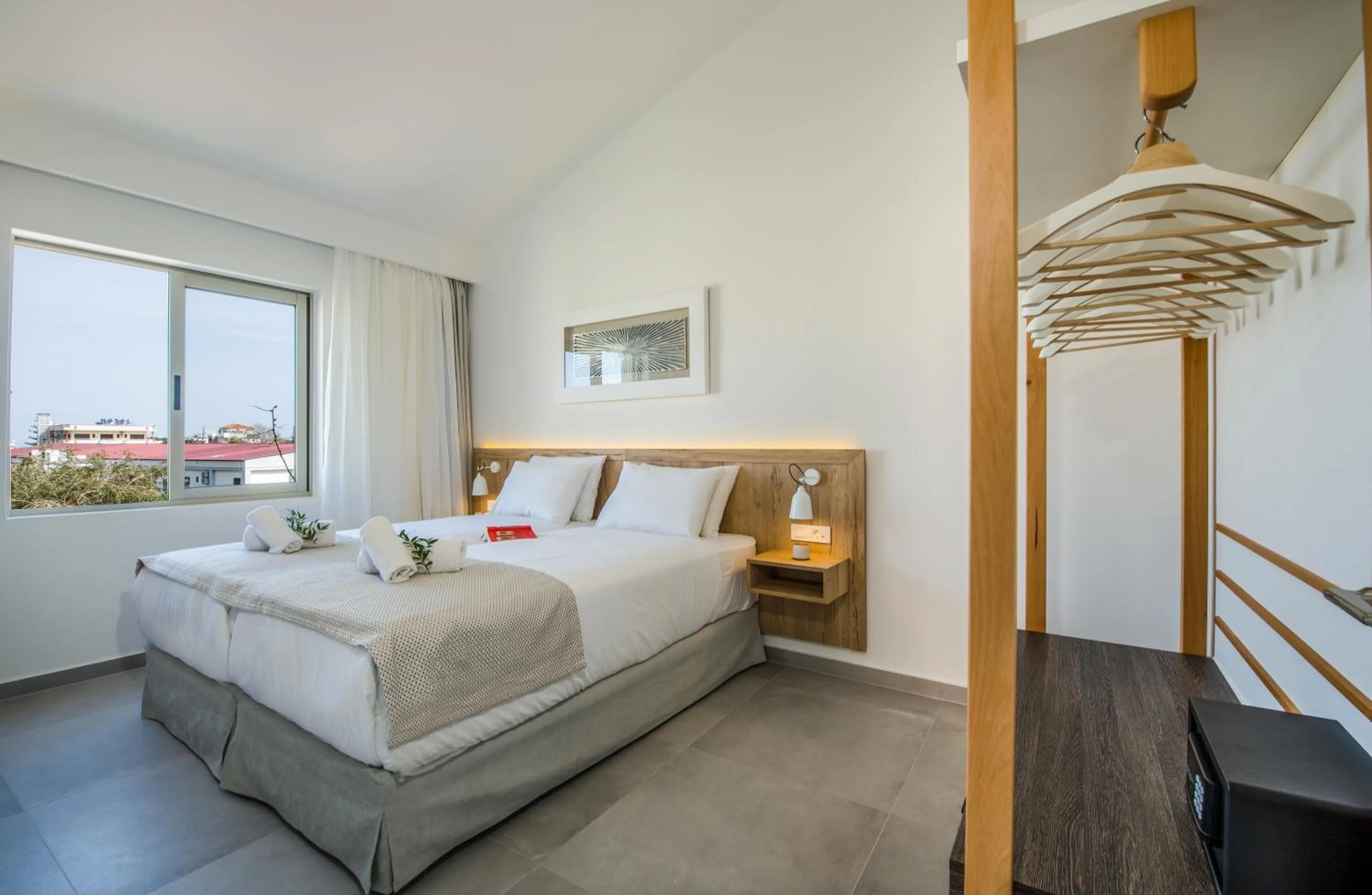 Bed in Lotus Hotel Apartments