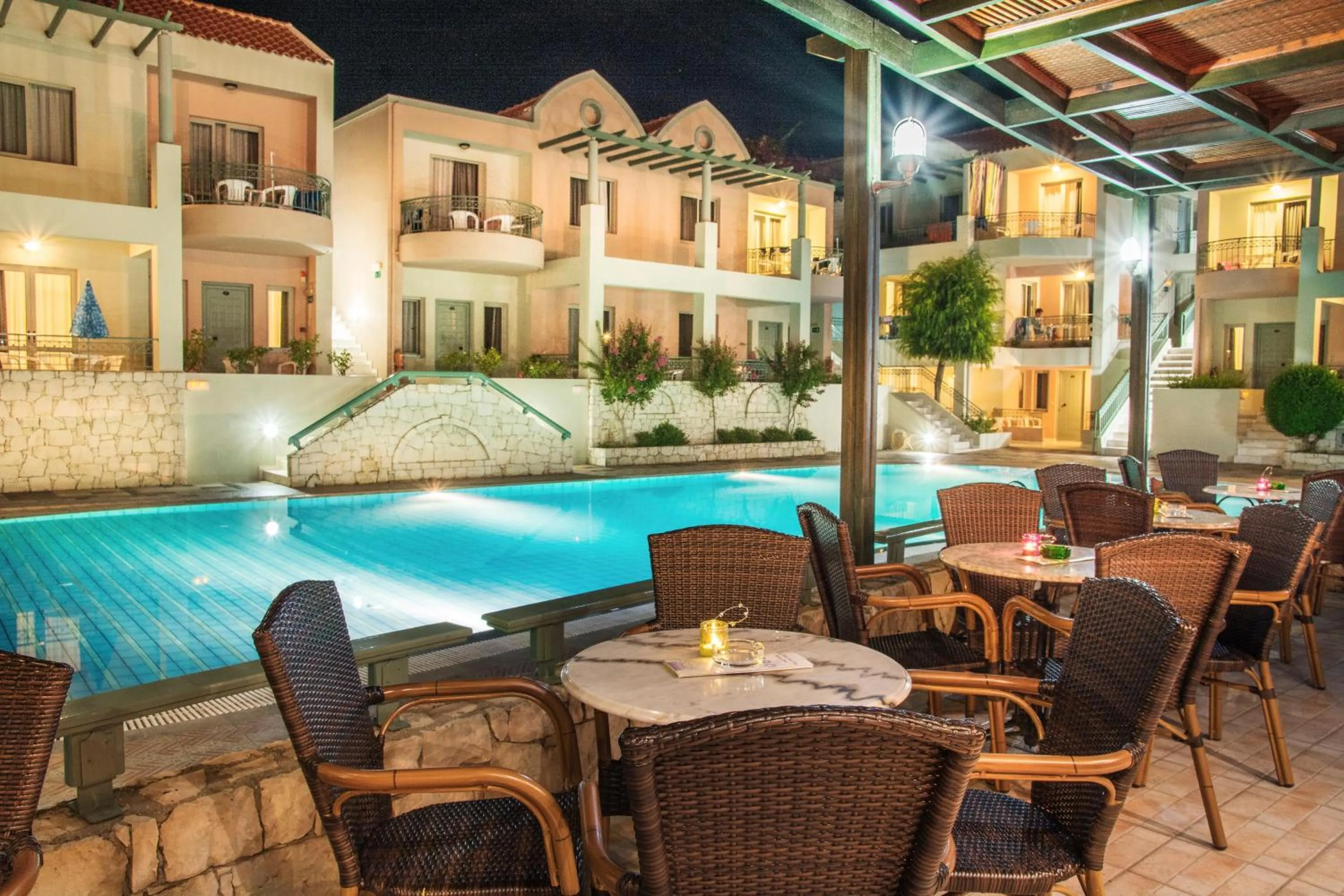 Property building in Lotus Hotel Apartments