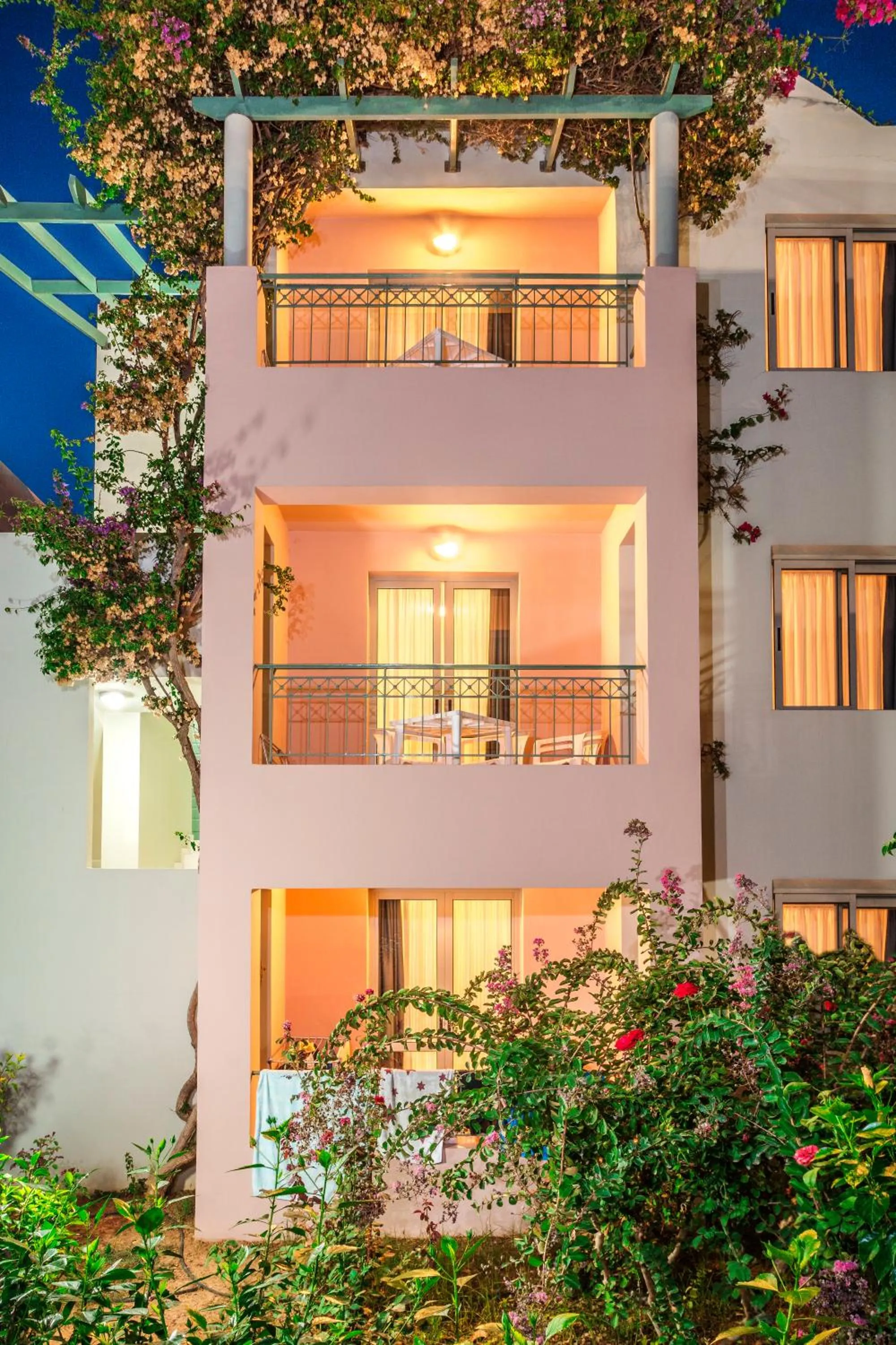 Property building in Lotus Hotel Apartments