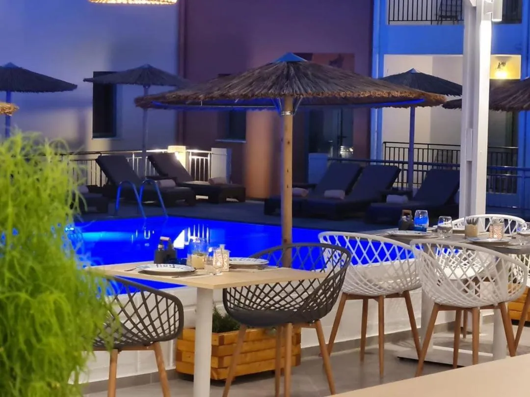 Swimming pool in Mitos Village