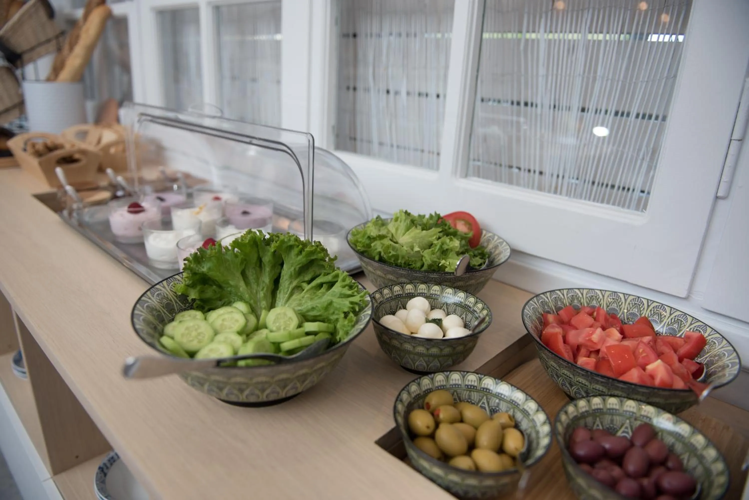 Buffet breakfast in Mitos Village