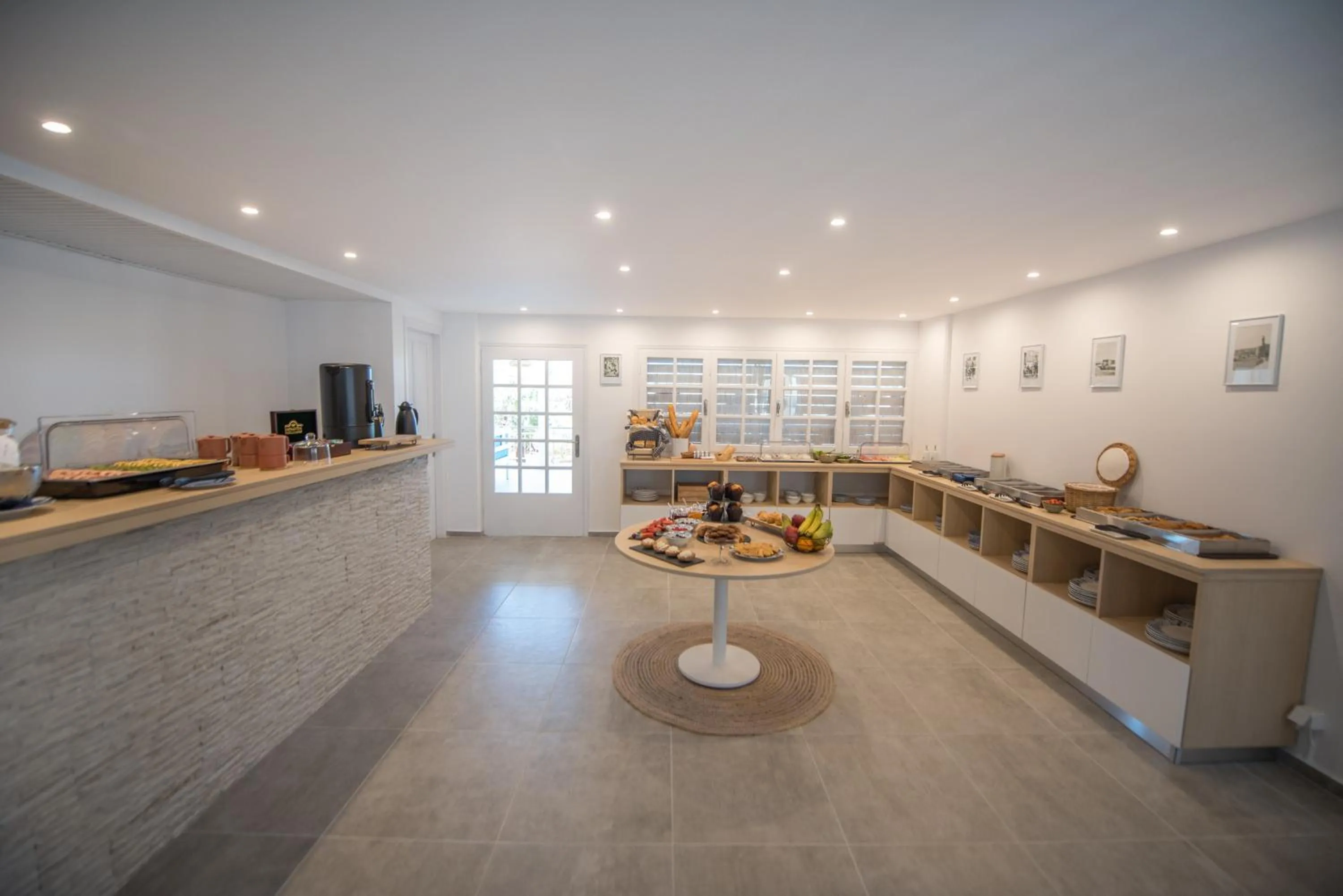 Buffet breakfast in Mitos Village