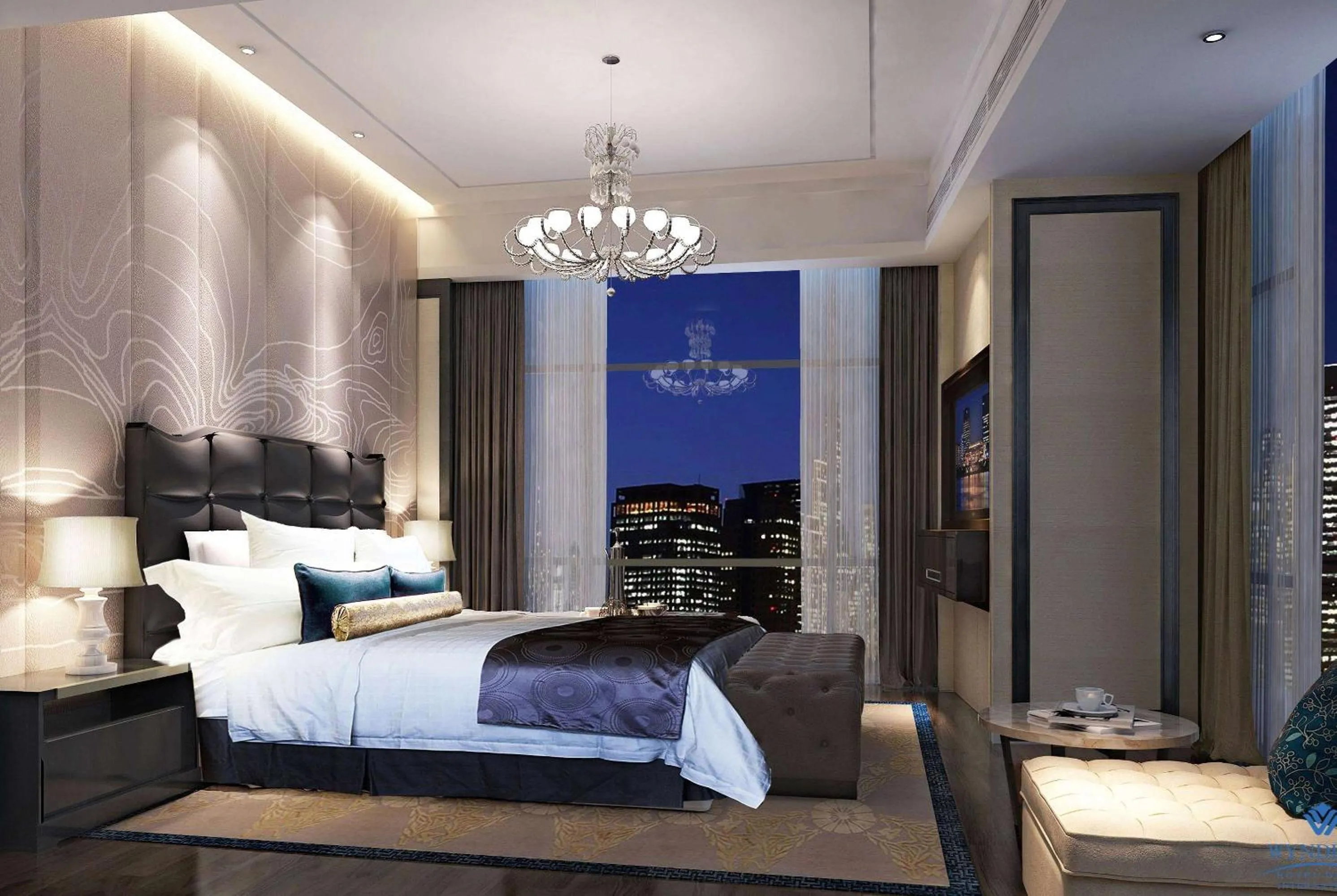 Photo of the whole room in Wyndham Grand Foshan Gaoming