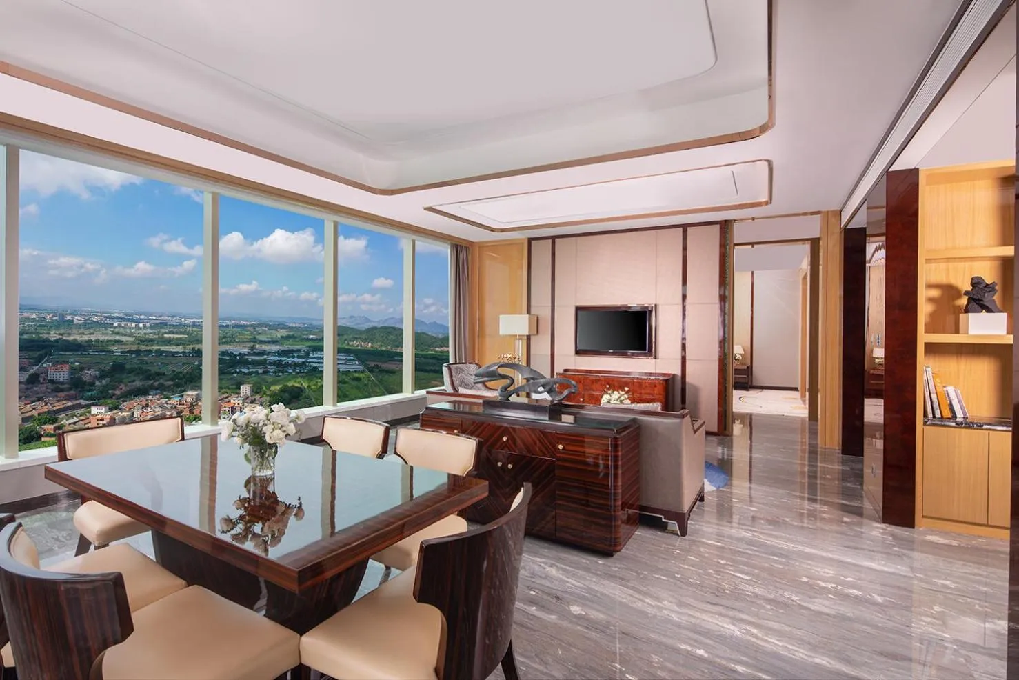 Living room in Wyndham Grand Foshan Gaoming