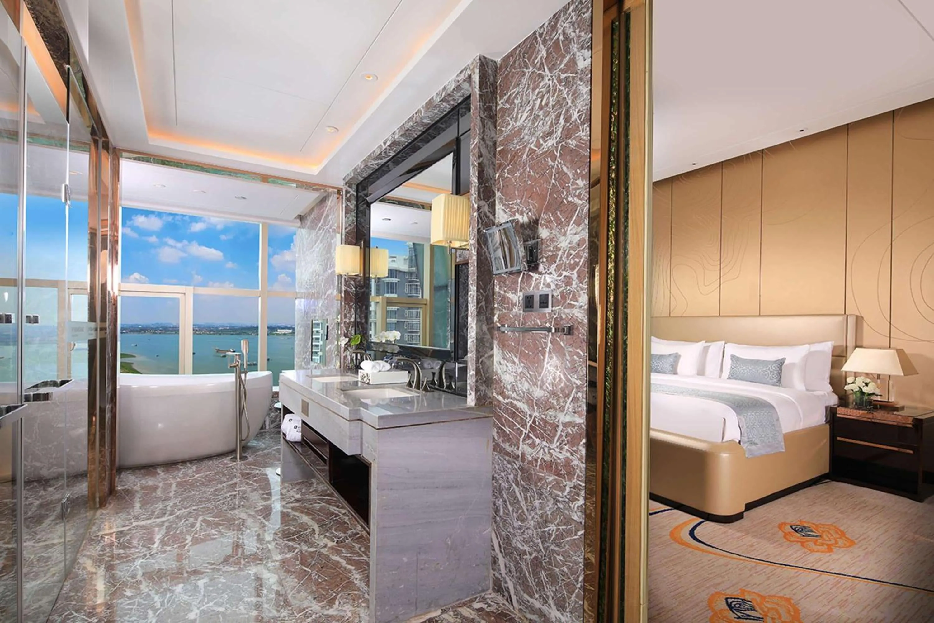 Photo of the whole room in Wyndham Grand Foshan Gaoming