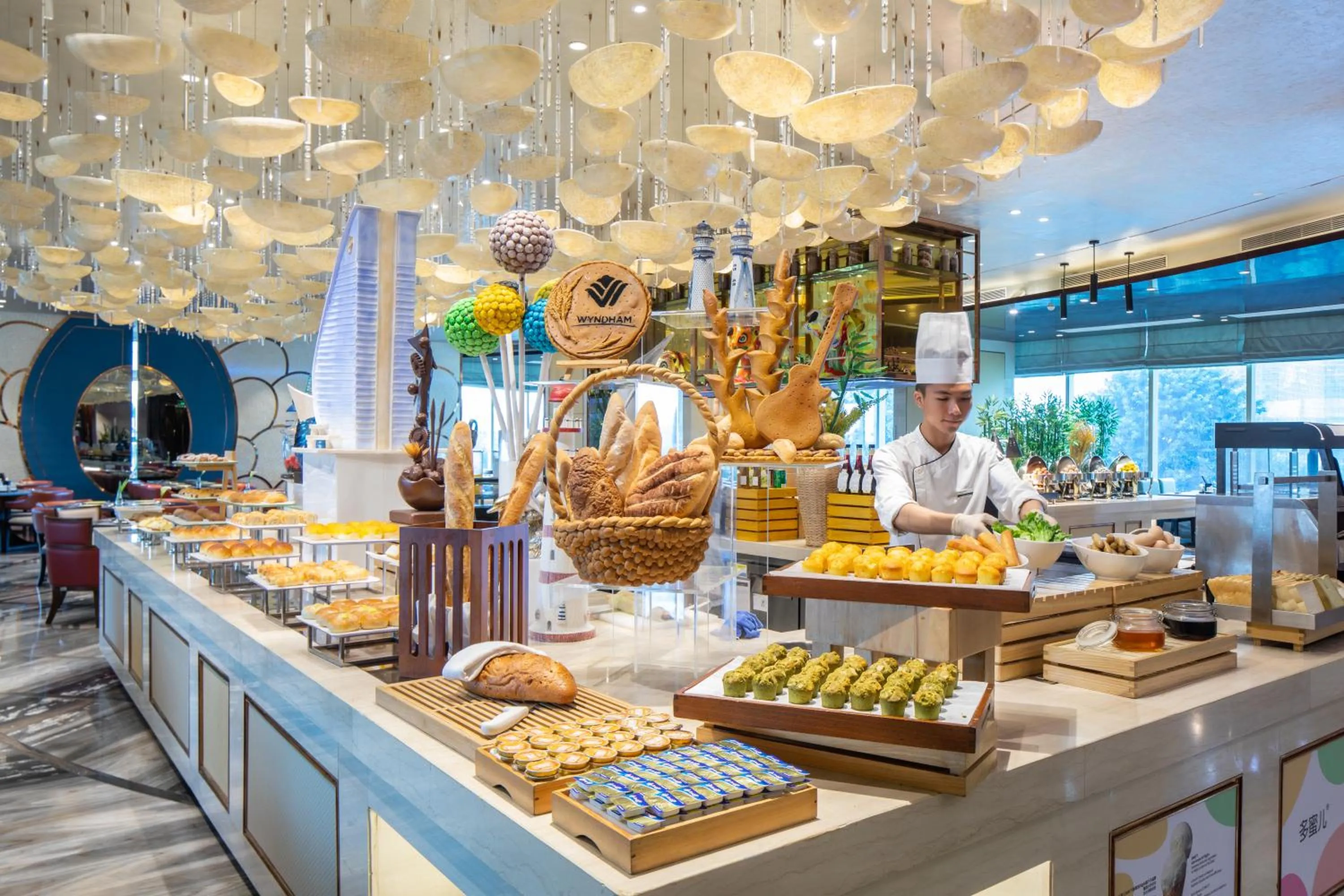 Breakfast in Wyndham Grand Foshan Gaoming