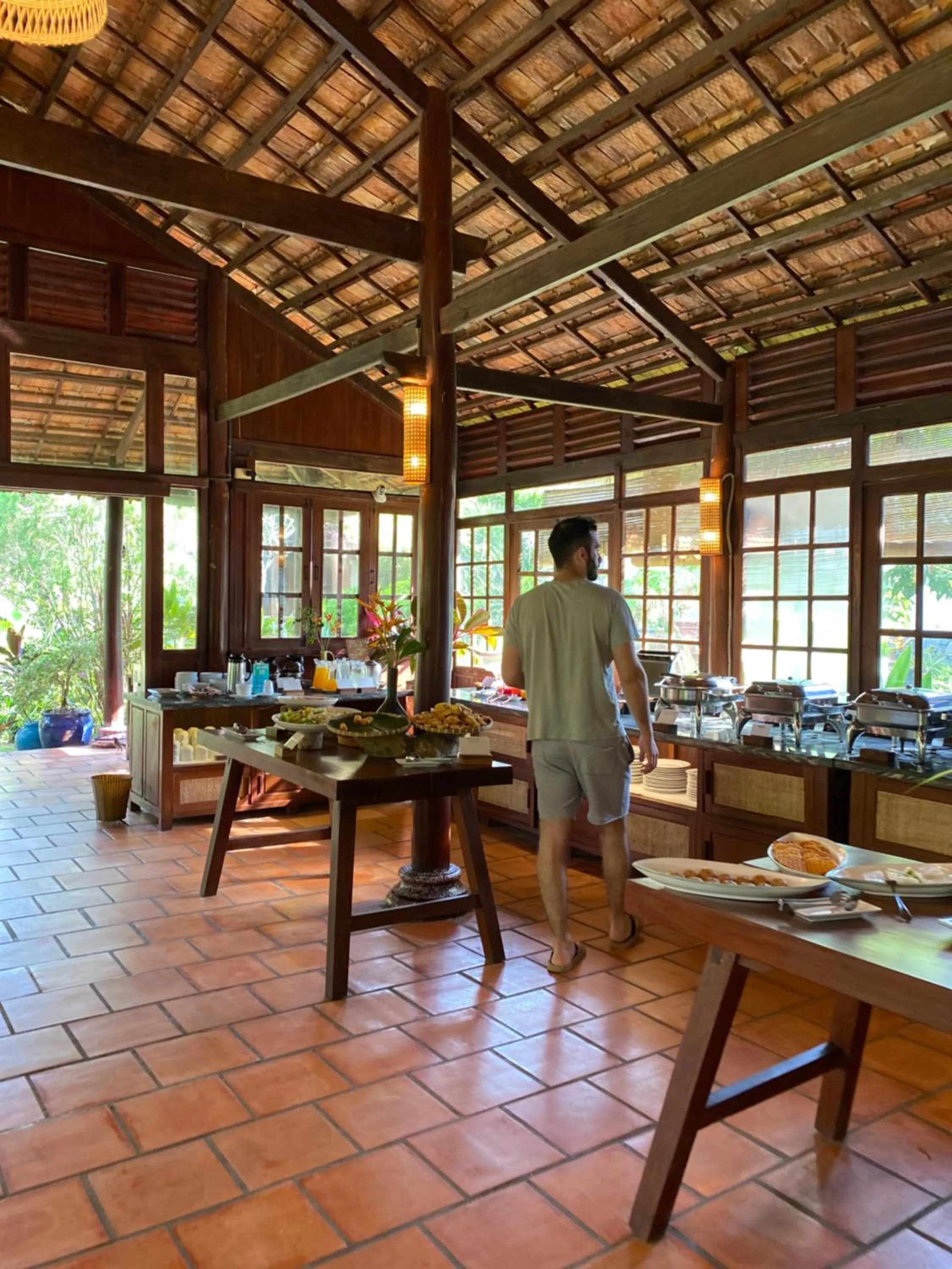 Breakfast in Thanh Kieu Beach Resort