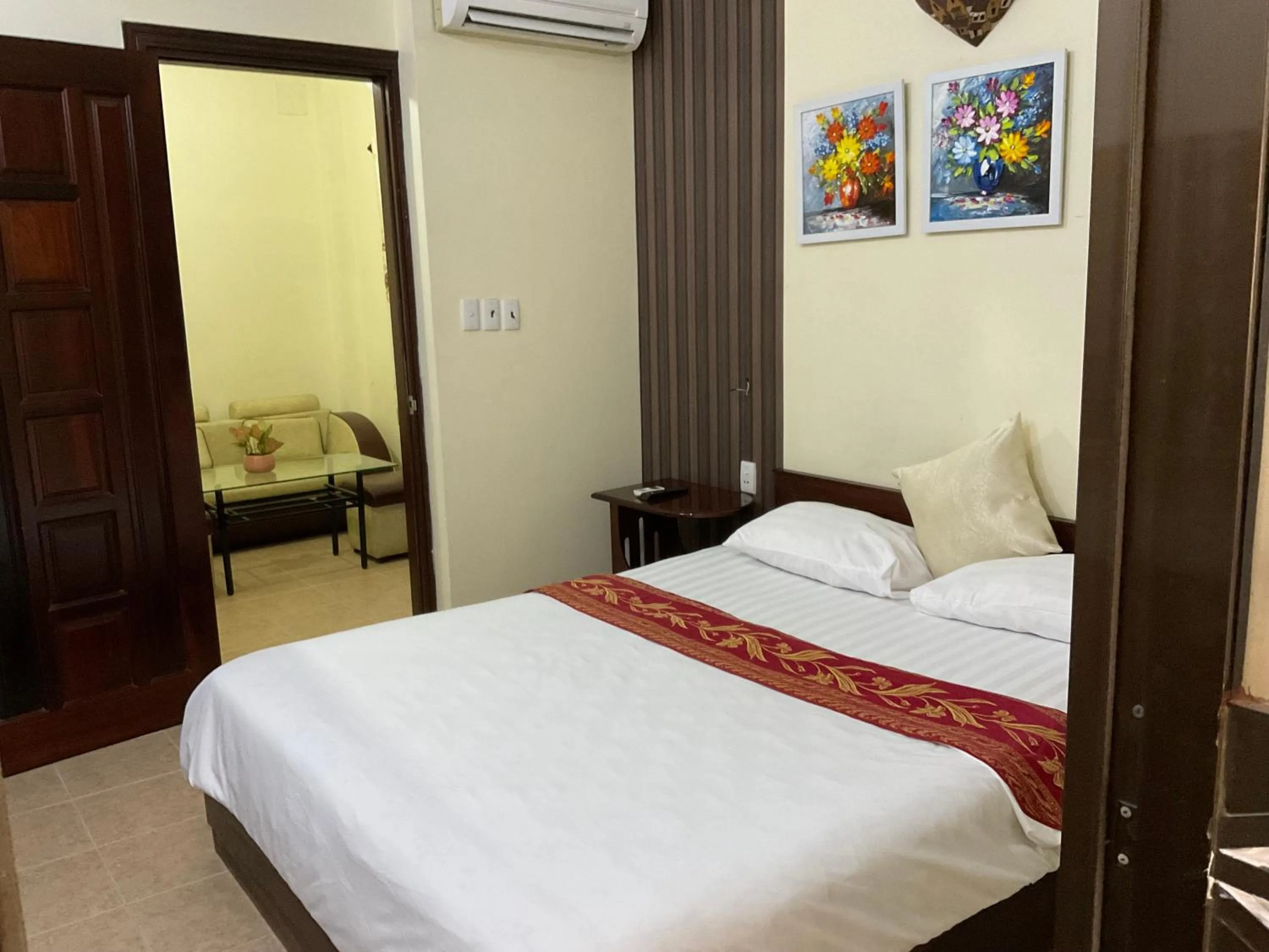 Bed in Khách sạn Minh Châu - Hòa Hưng