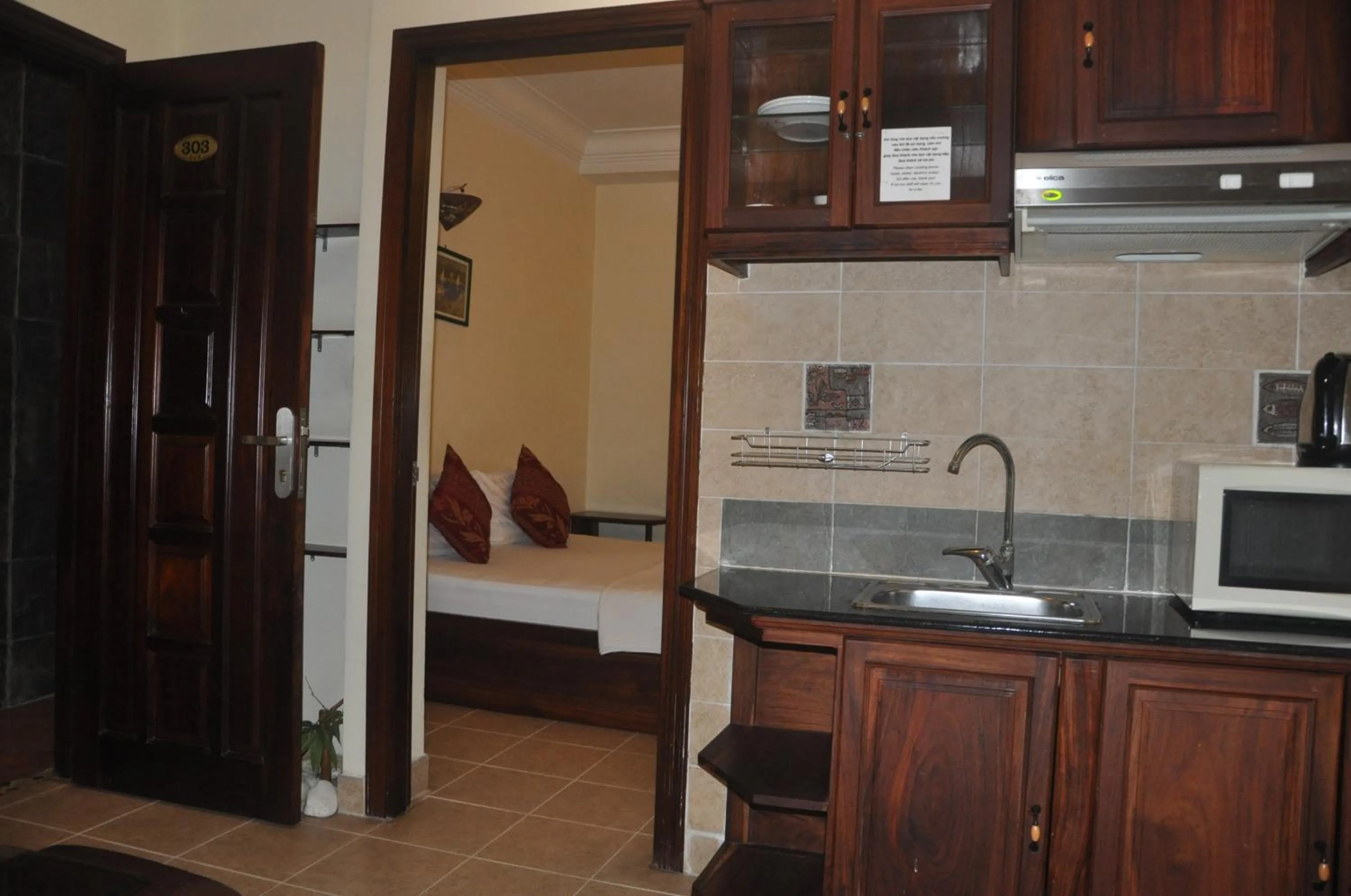 Seating area in Khách sạn Minh Châu - Hòa Hưng