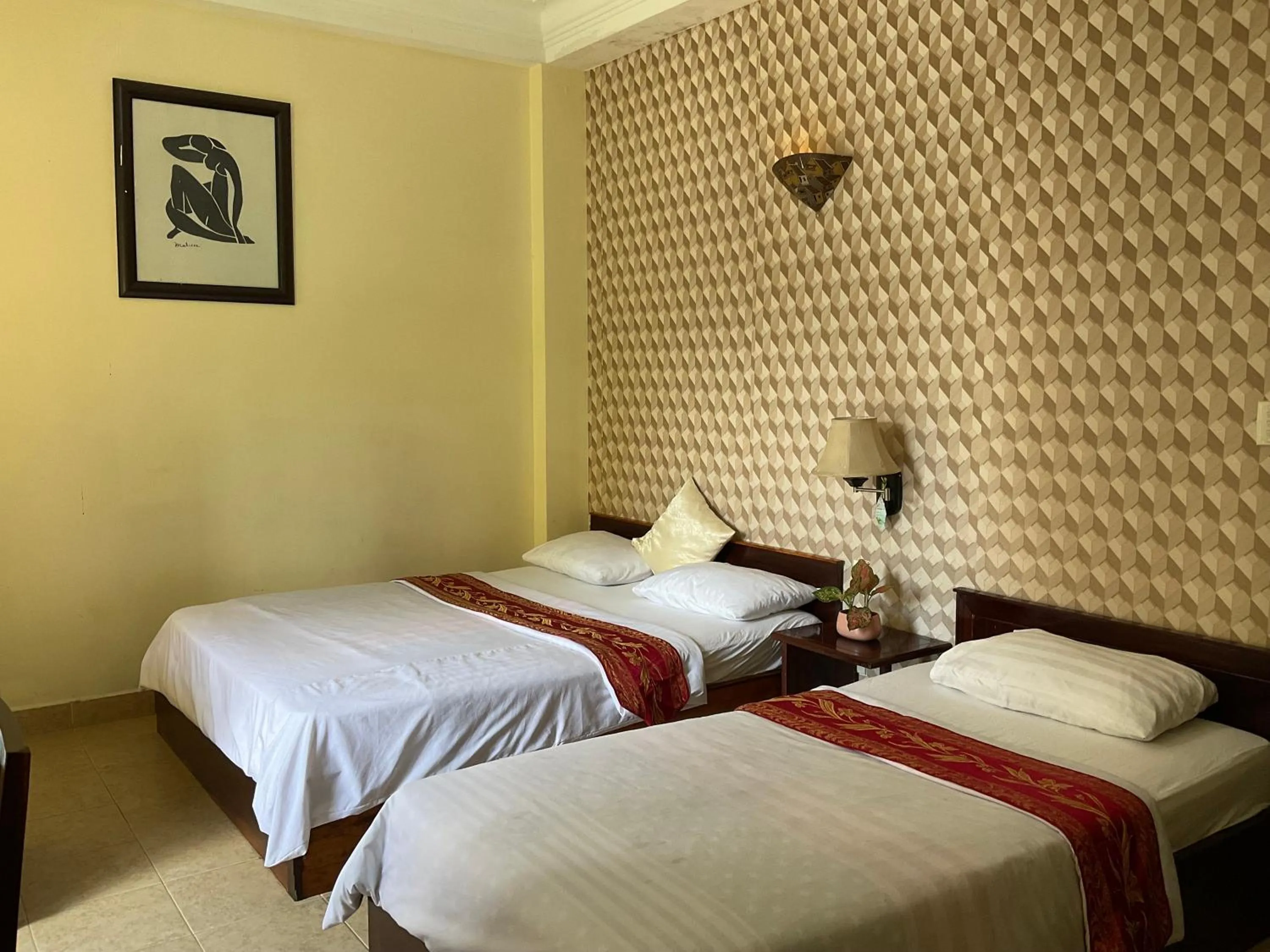 Bed in Khách sạn Minh Châu - Hòa Hưng