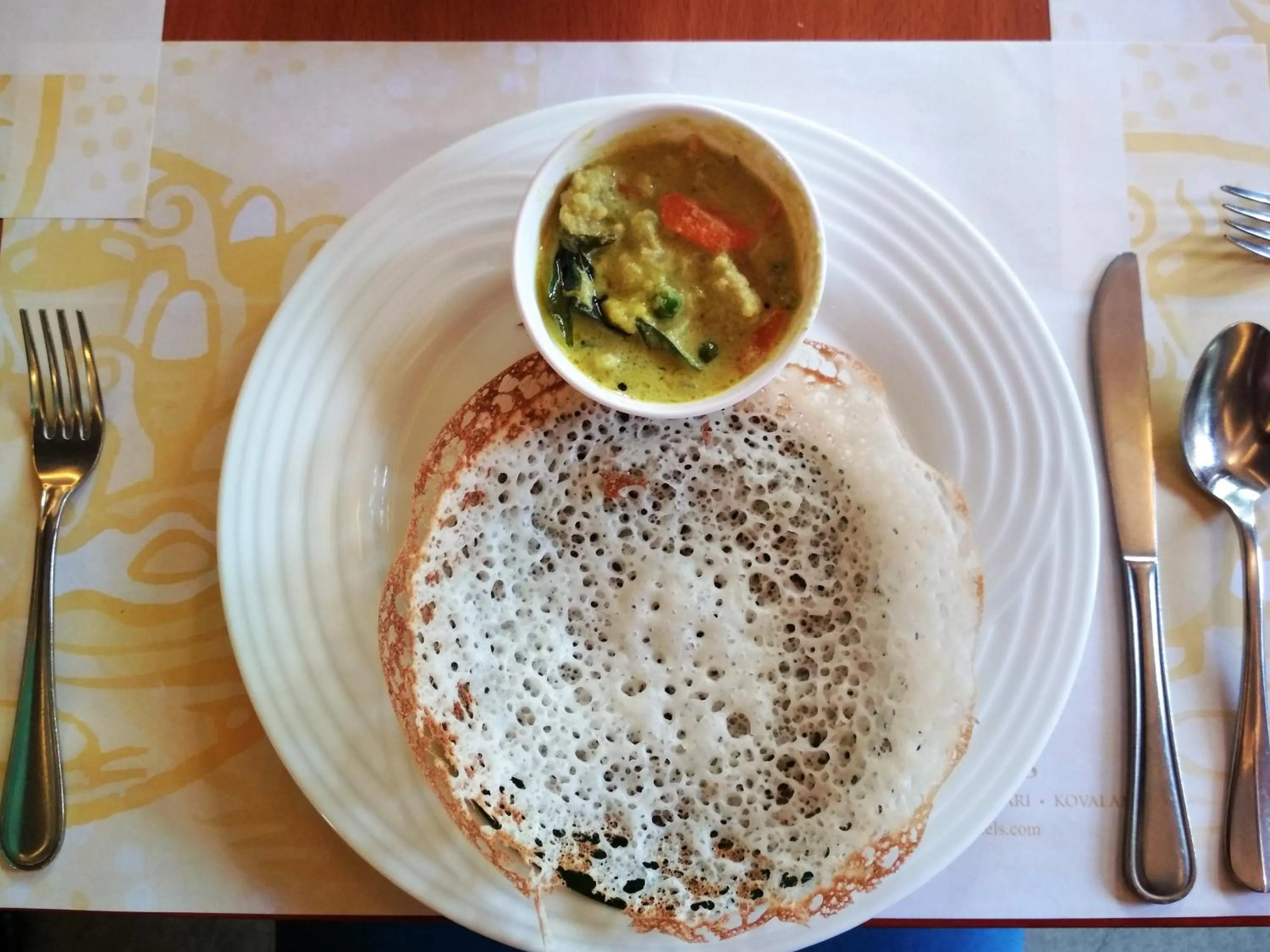 Buffet breakfast in Abad Green Forest Thekkady