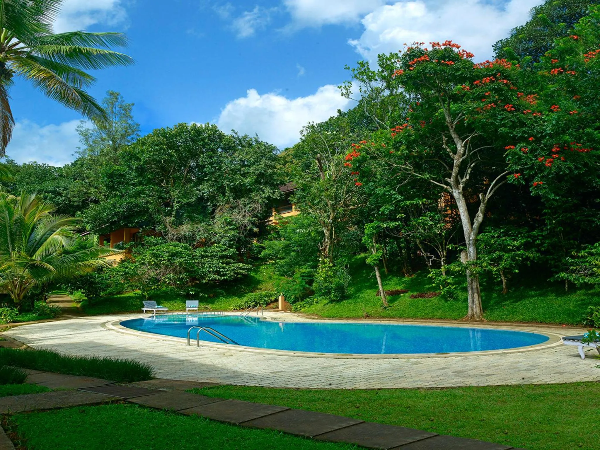 Swimming pool in Abad Green Forest Thekkady