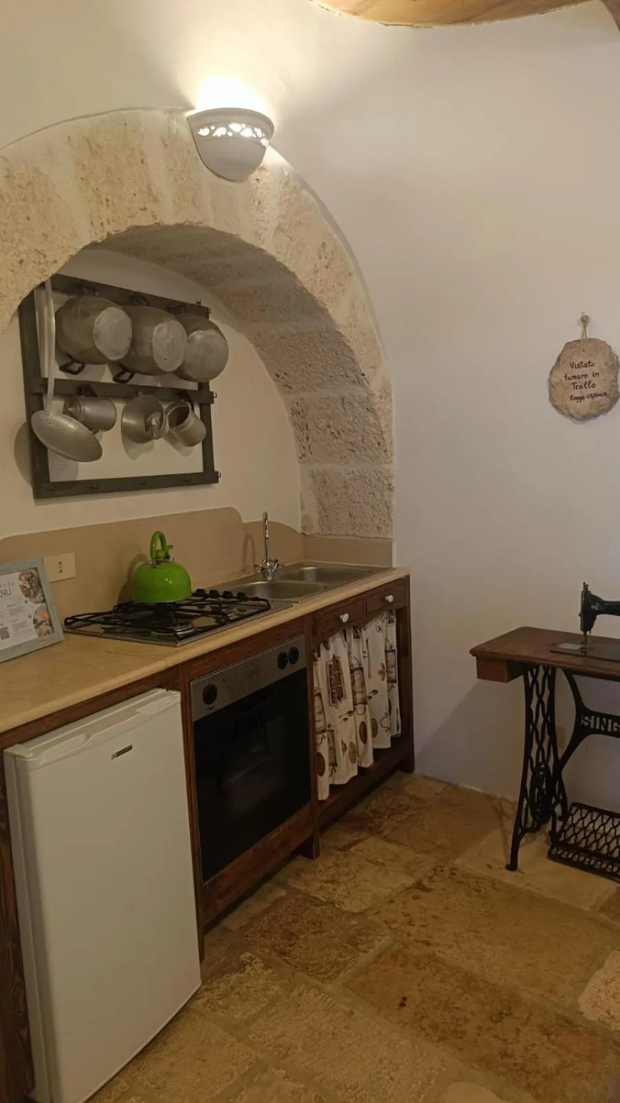 stove in Trulli Soave