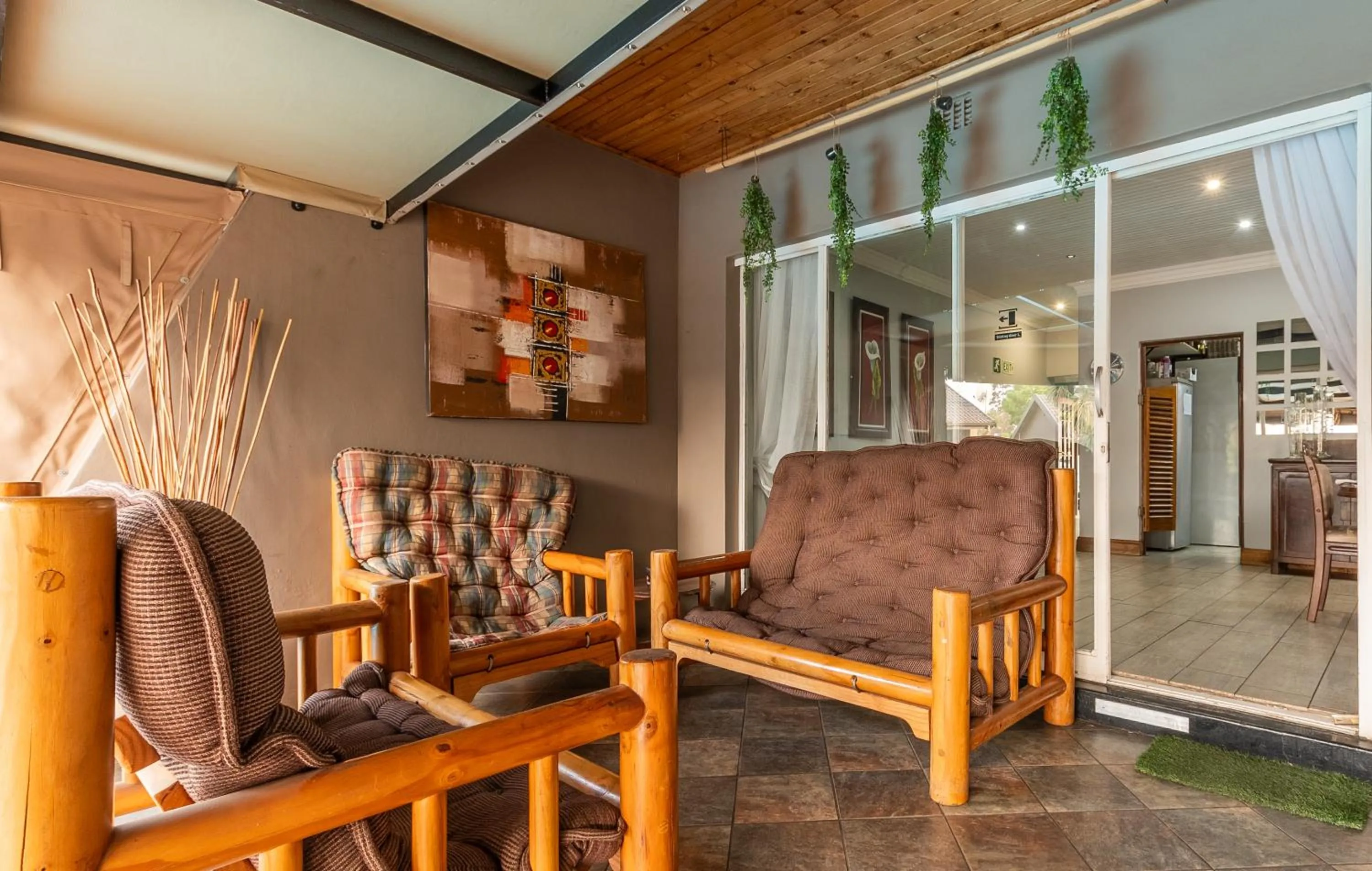 Seating area in Diamond Rose Guest House