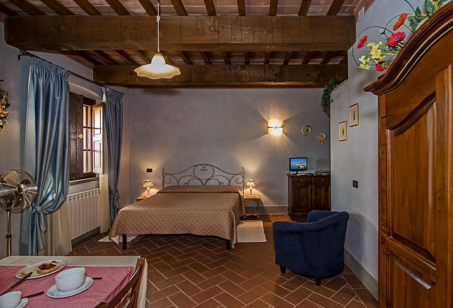 Bed in Agriturismo Valliferone