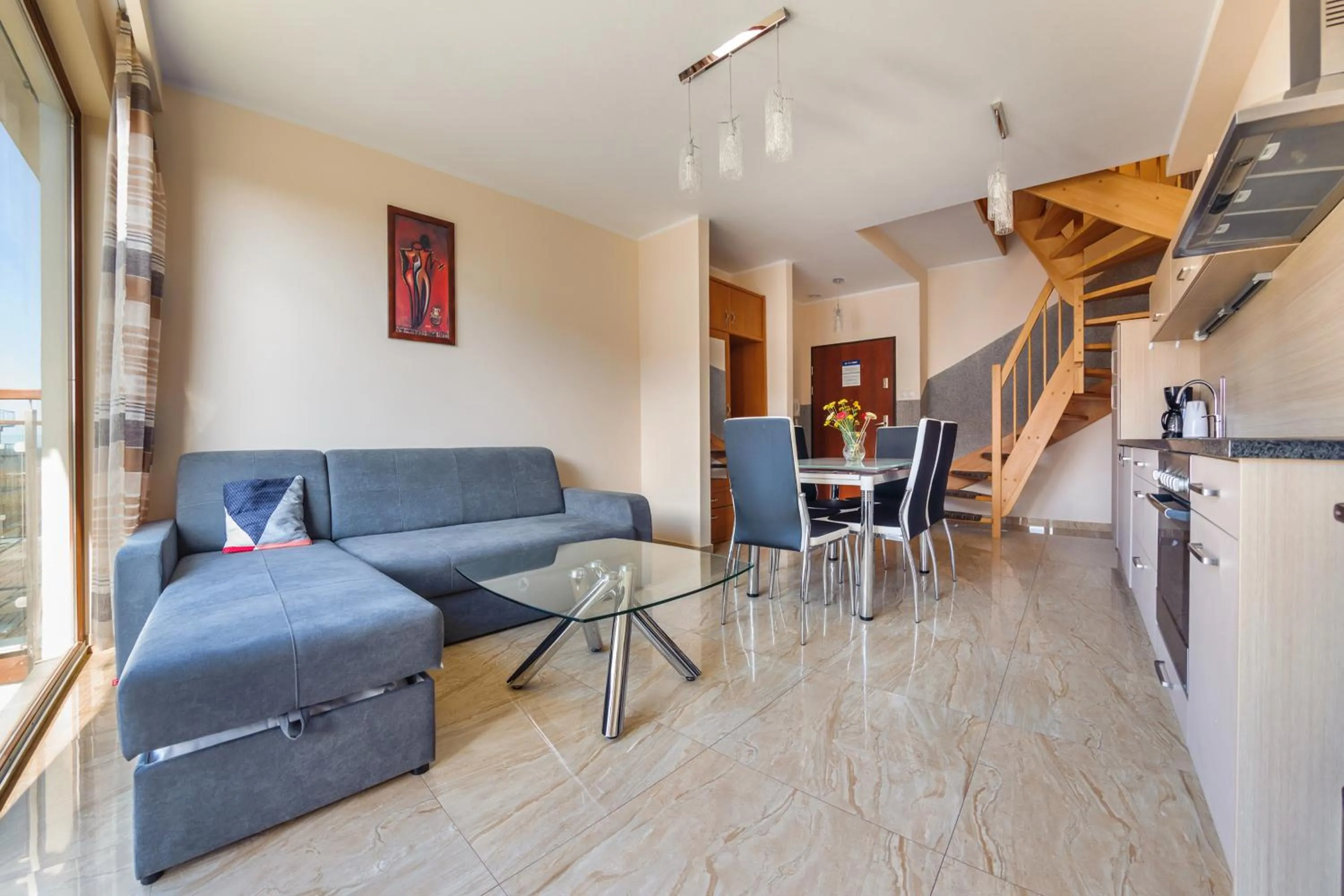 Kitchen or kitchenette in Plaża I, Sun & Snow