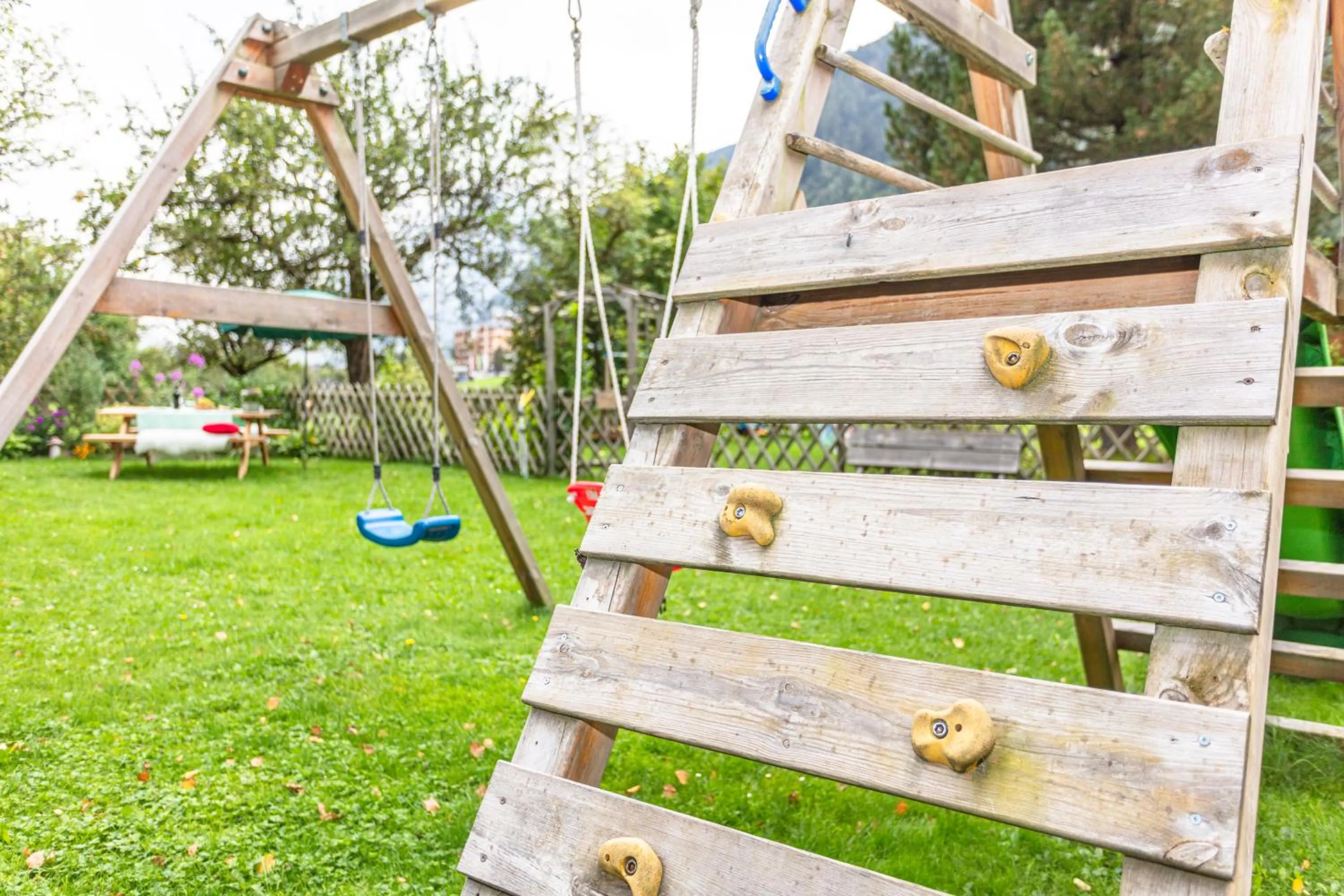 Children play ground in Frühstückshotel Birkenhof