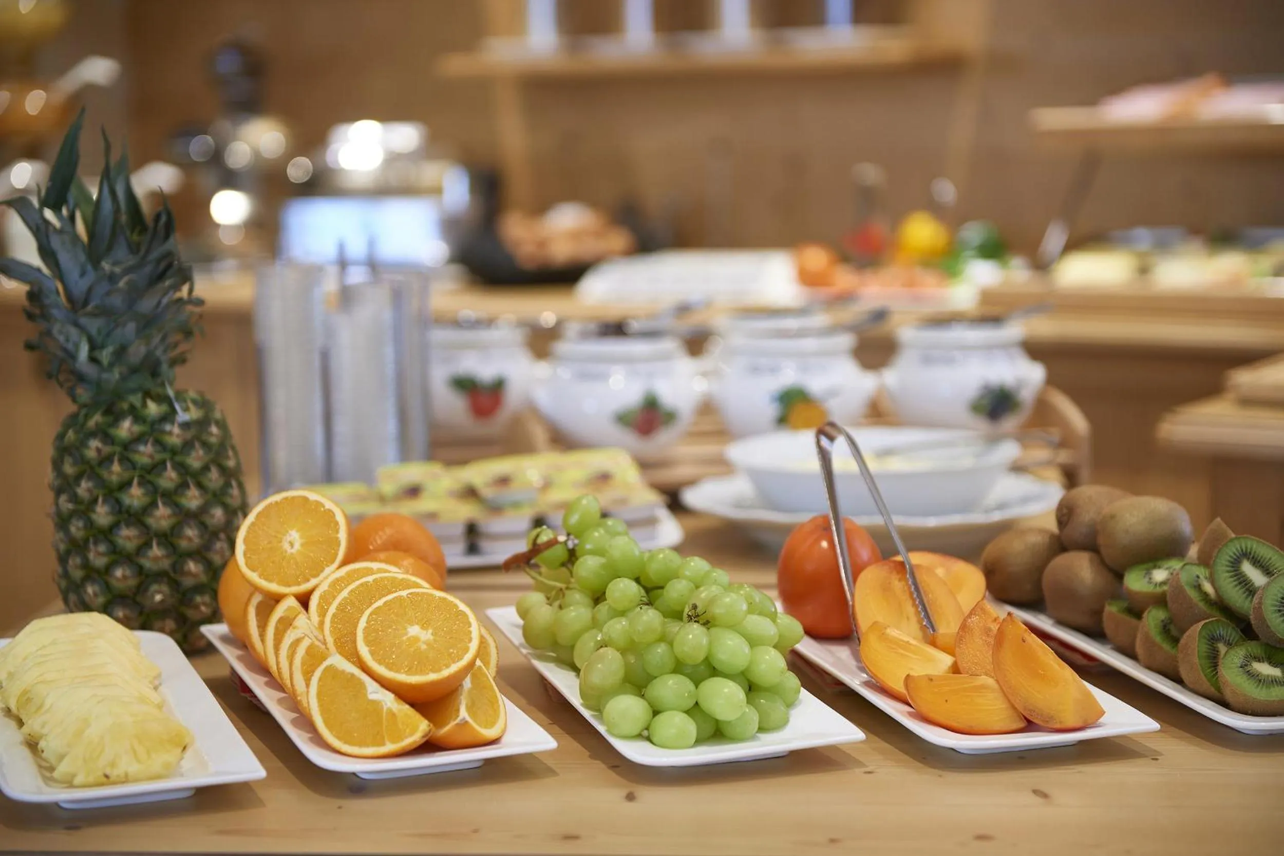 Food and drinks in Frühstückshotel Birkenhof