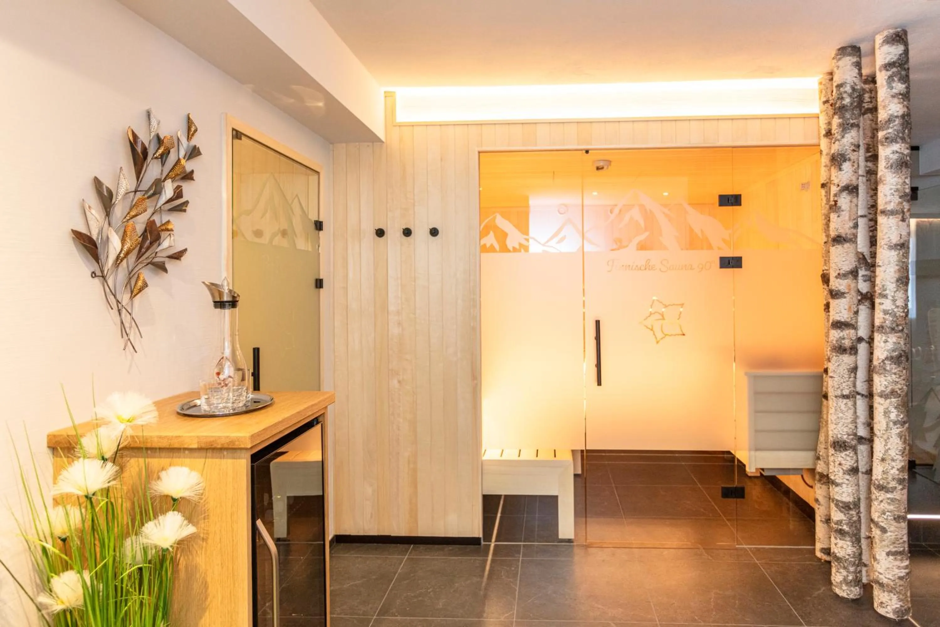 Sauna in Frühstückshotel Birkenhof