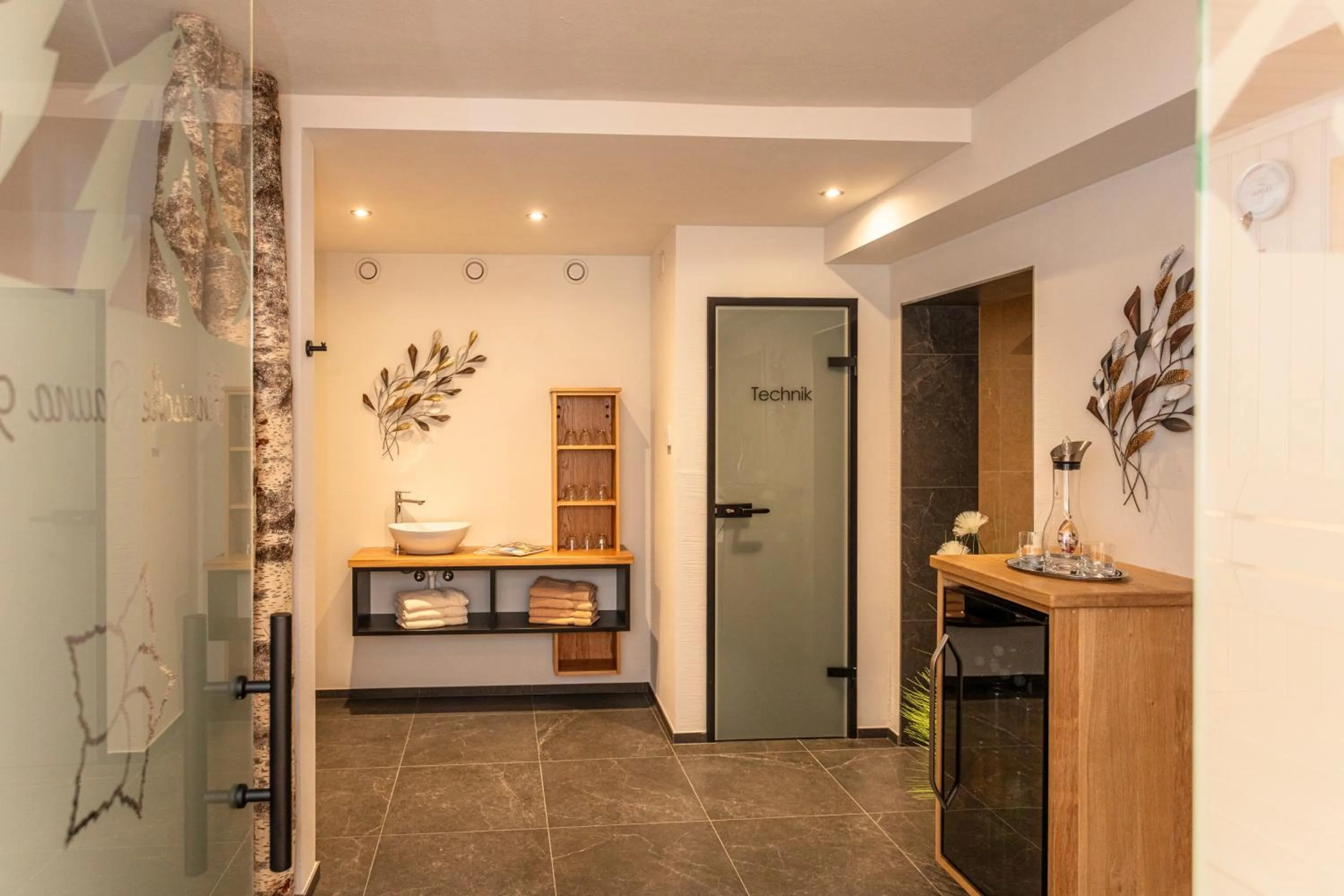 Sauna in Frühstückshotel Birkenhof