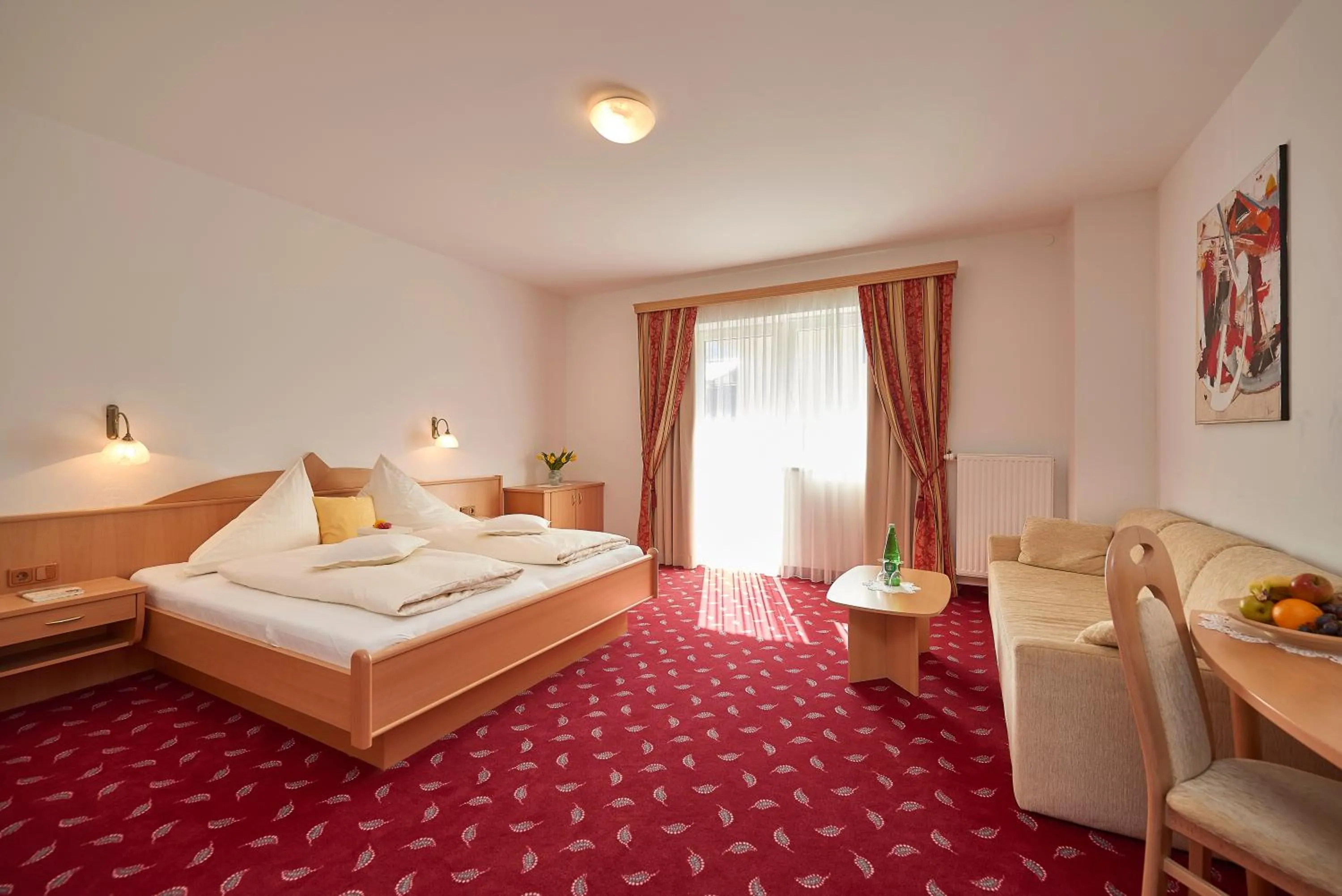 Bed in Frühstückshotel Birkenhof