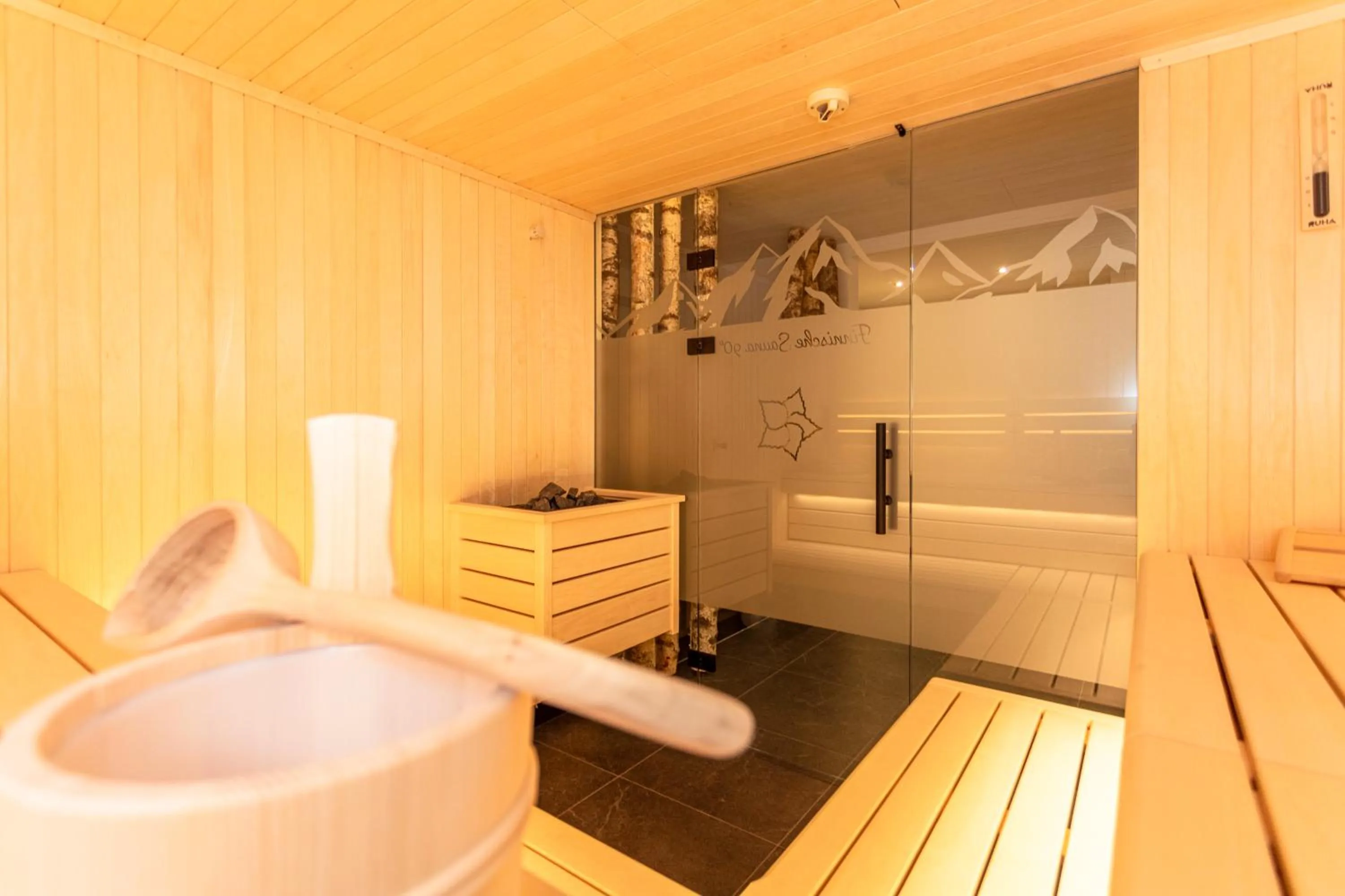 Sauna in Frühstückshotel Birkenhof