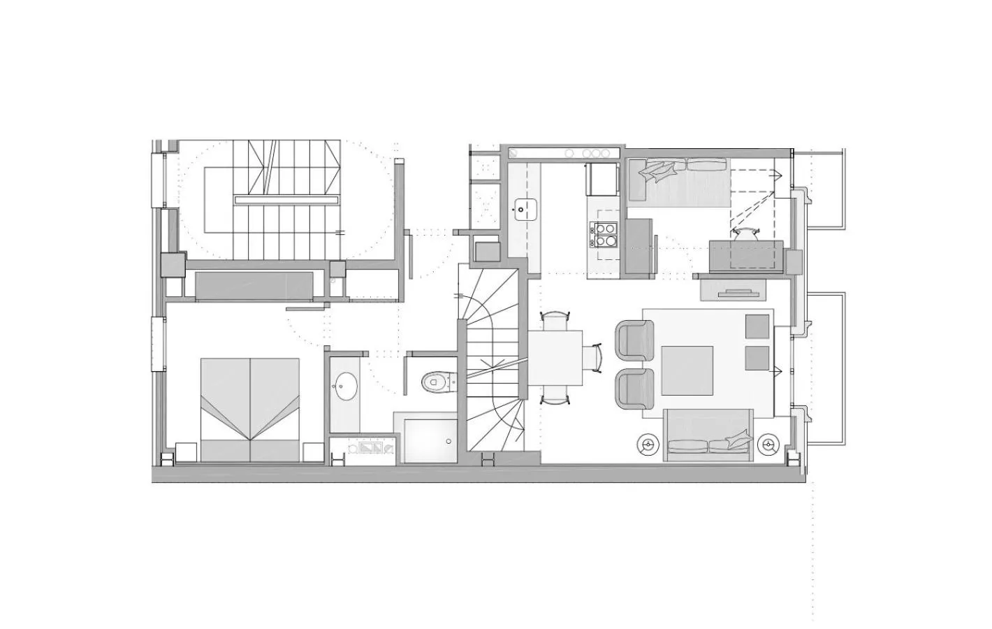 Floor plan in Inside Barcelona Apartments Mercat