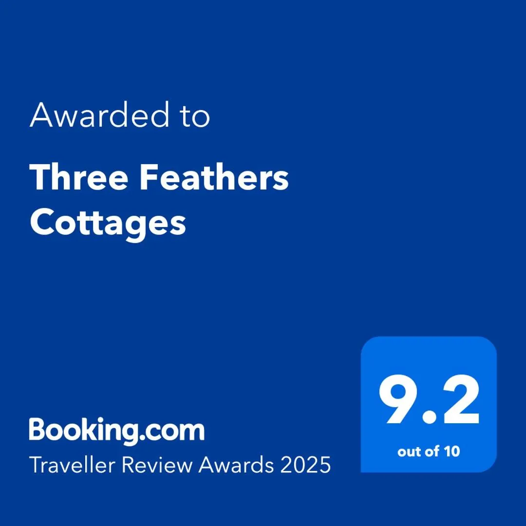 Certificate/Award in Three Feathers Cottages