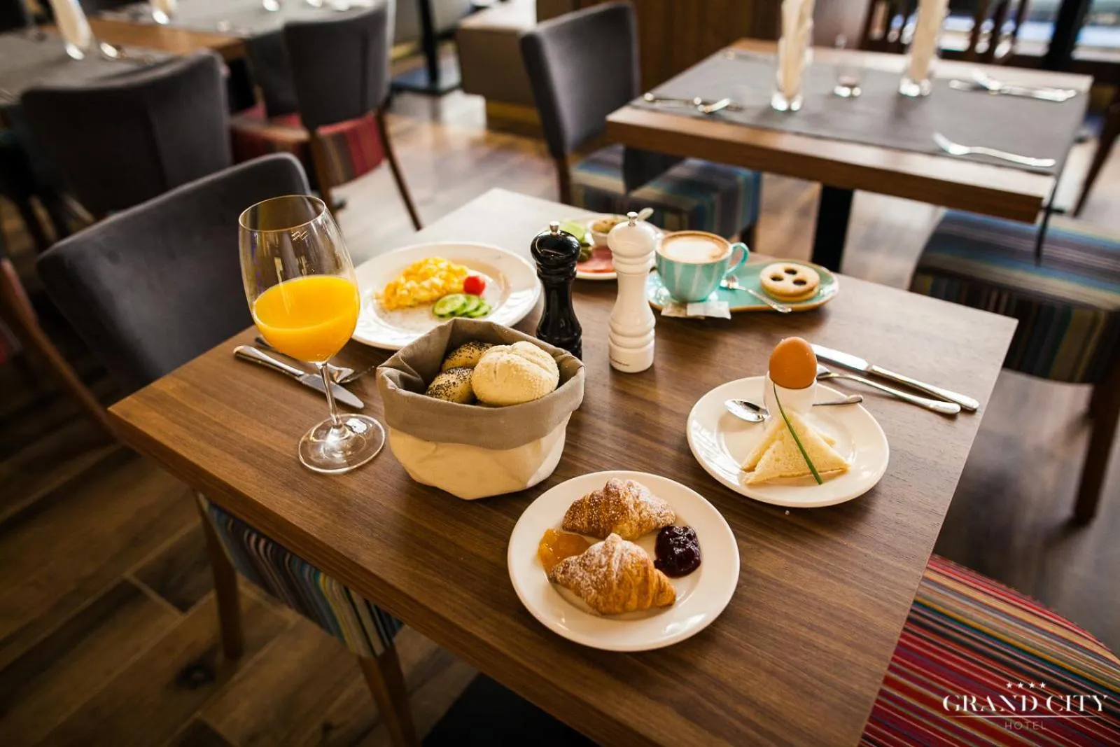 Food close-up in Hotel Grand City Wrocław