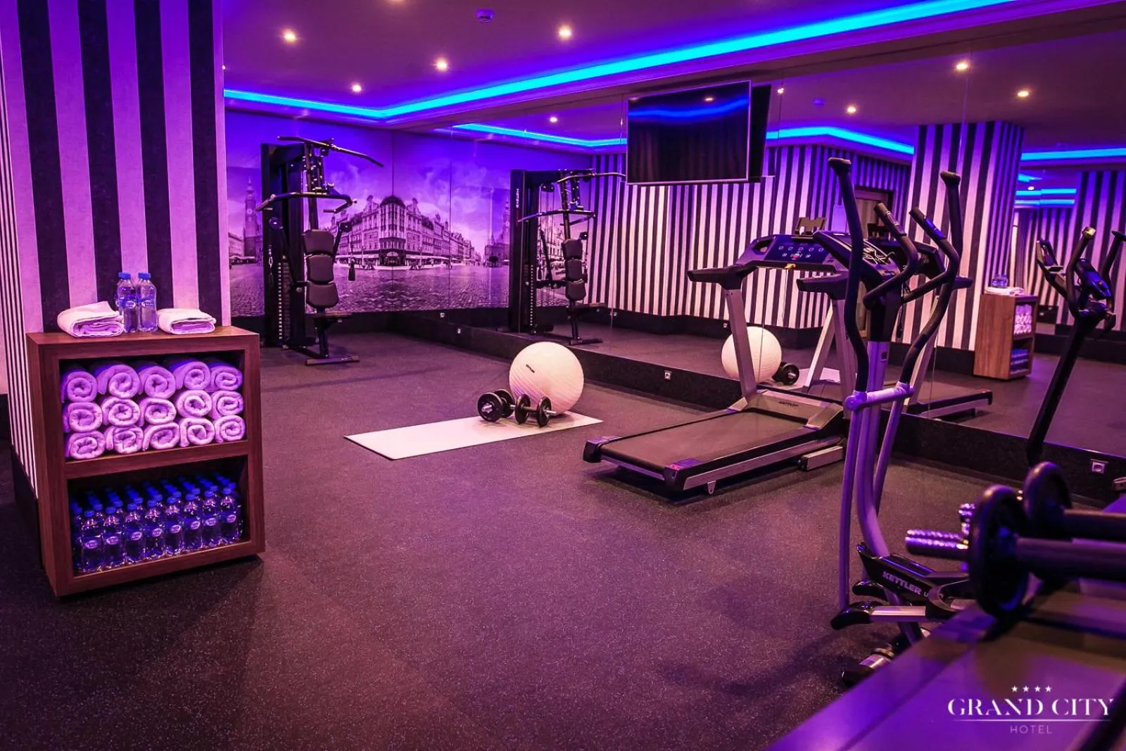 Fitness centre/facilities in Hotel Grand City Wrocław