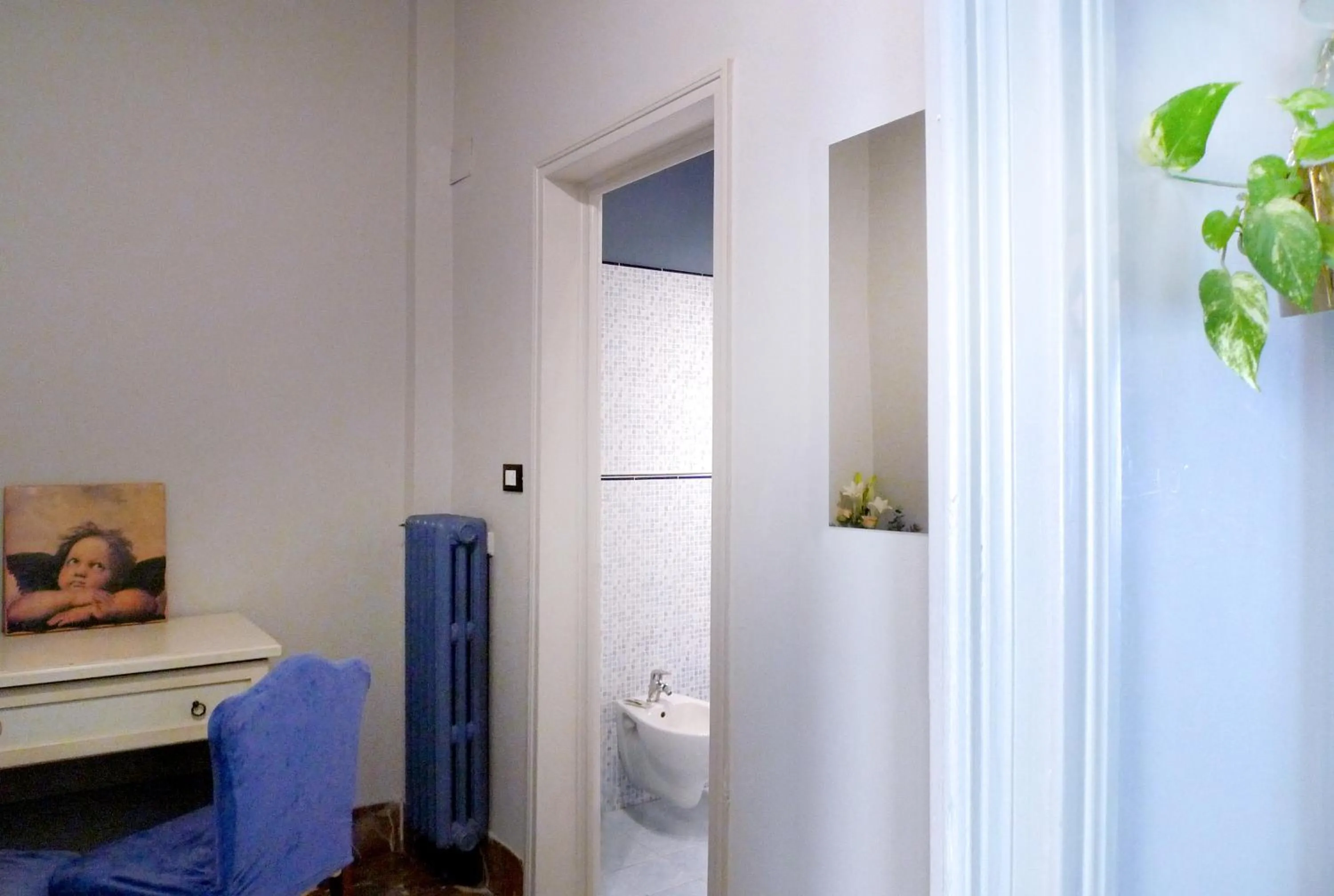 Bathroom, Bed in Relais Stibbert Florence